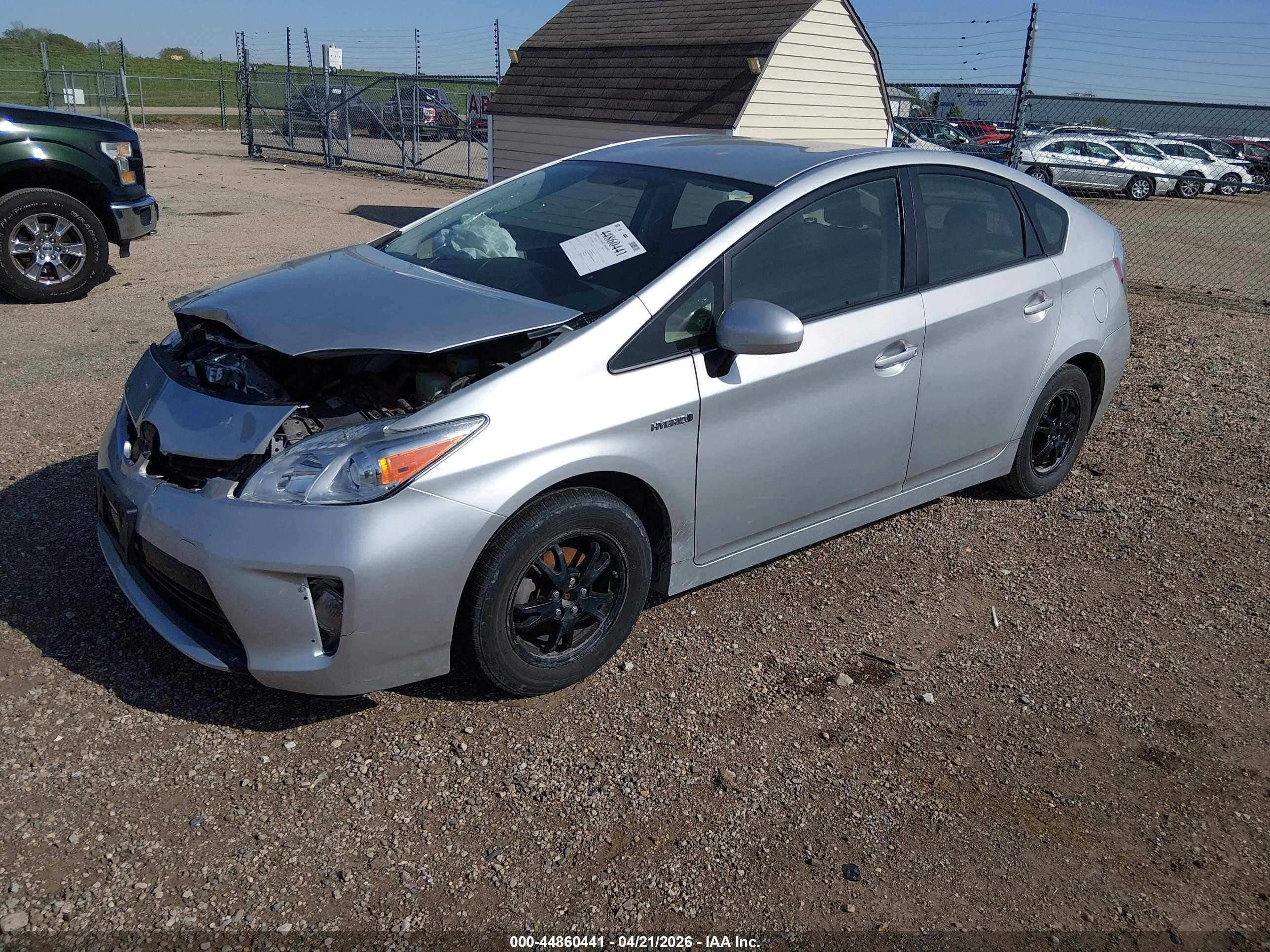 2013 Toyota Prius Three Silver vin: JTDKN3DU2D0342080