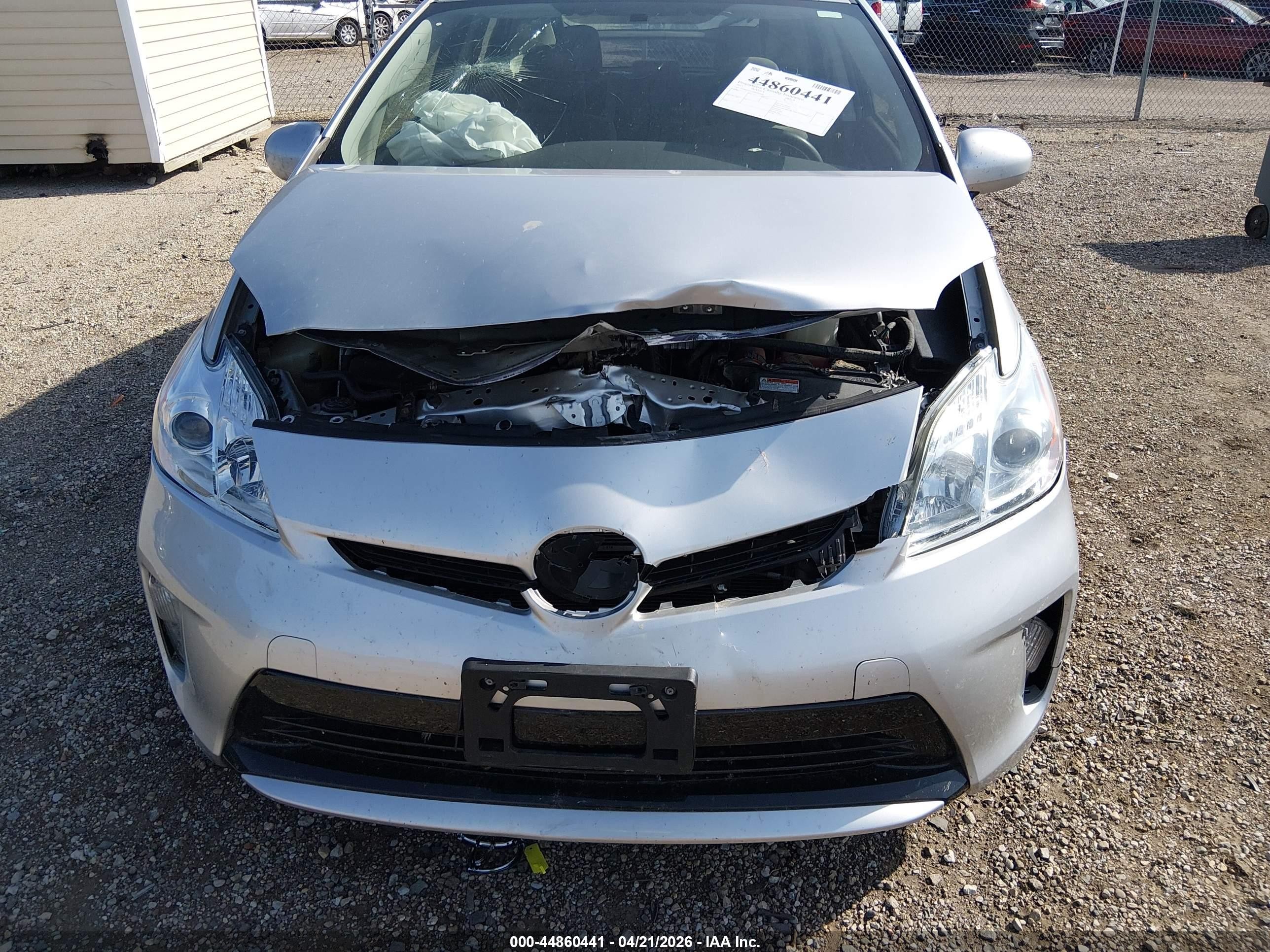 2013 Toyota Prius Three Silver vin: JTDKN3DU2D0342080