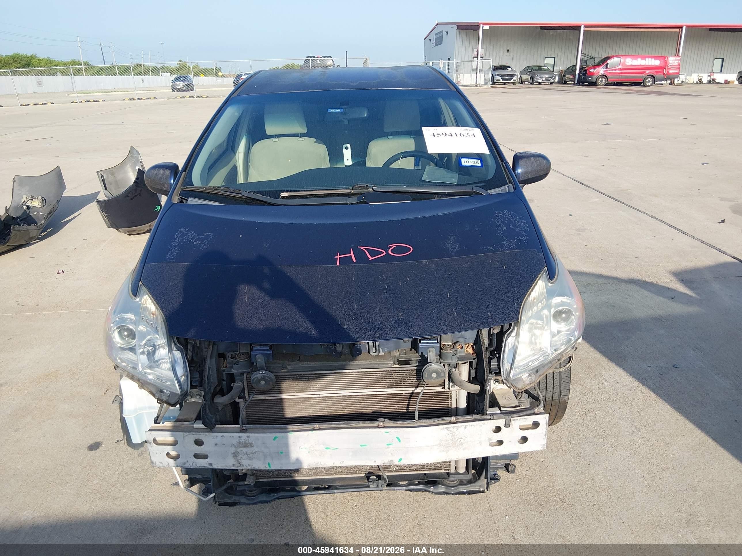 2013 Toyota Prius Two Синий vin: JTDKN3DU2D0345593