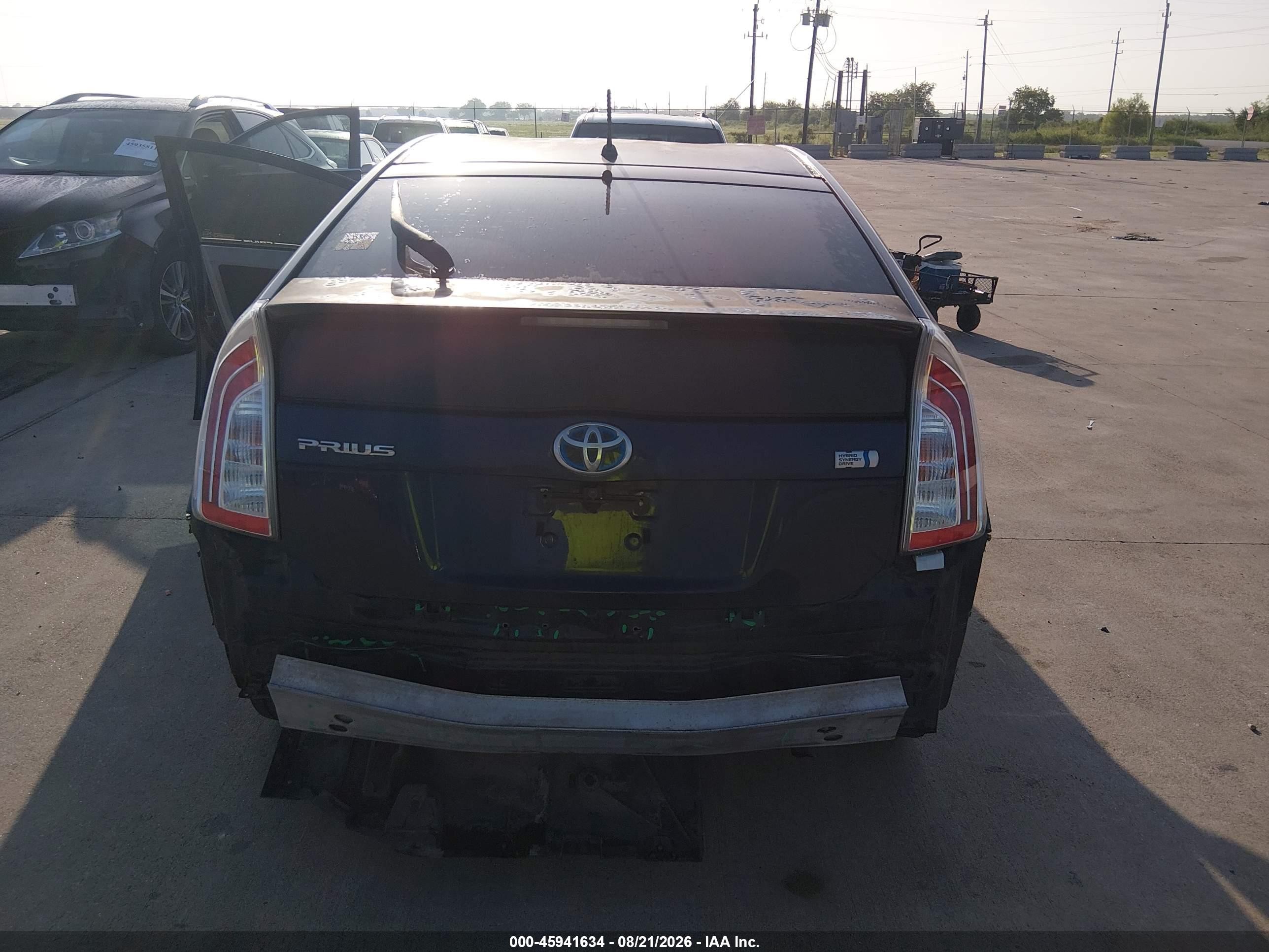 2013 Toyota Prius Two Синий vin: JTDKN3DU2D0345593