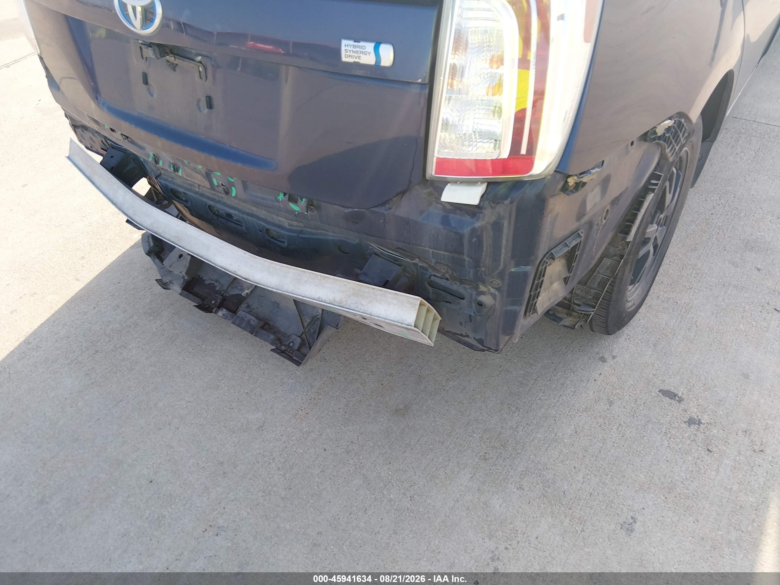 2013 Toyota Prius Two Синий vin: JTDKN3DU2D0345593