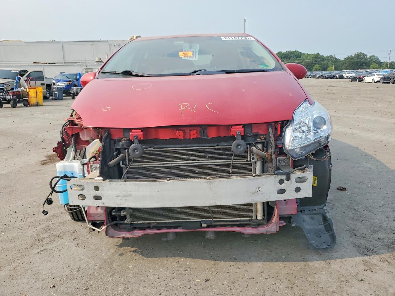 2013 Toyota Prius Four Red vin: JTDKN3DU2D0348350