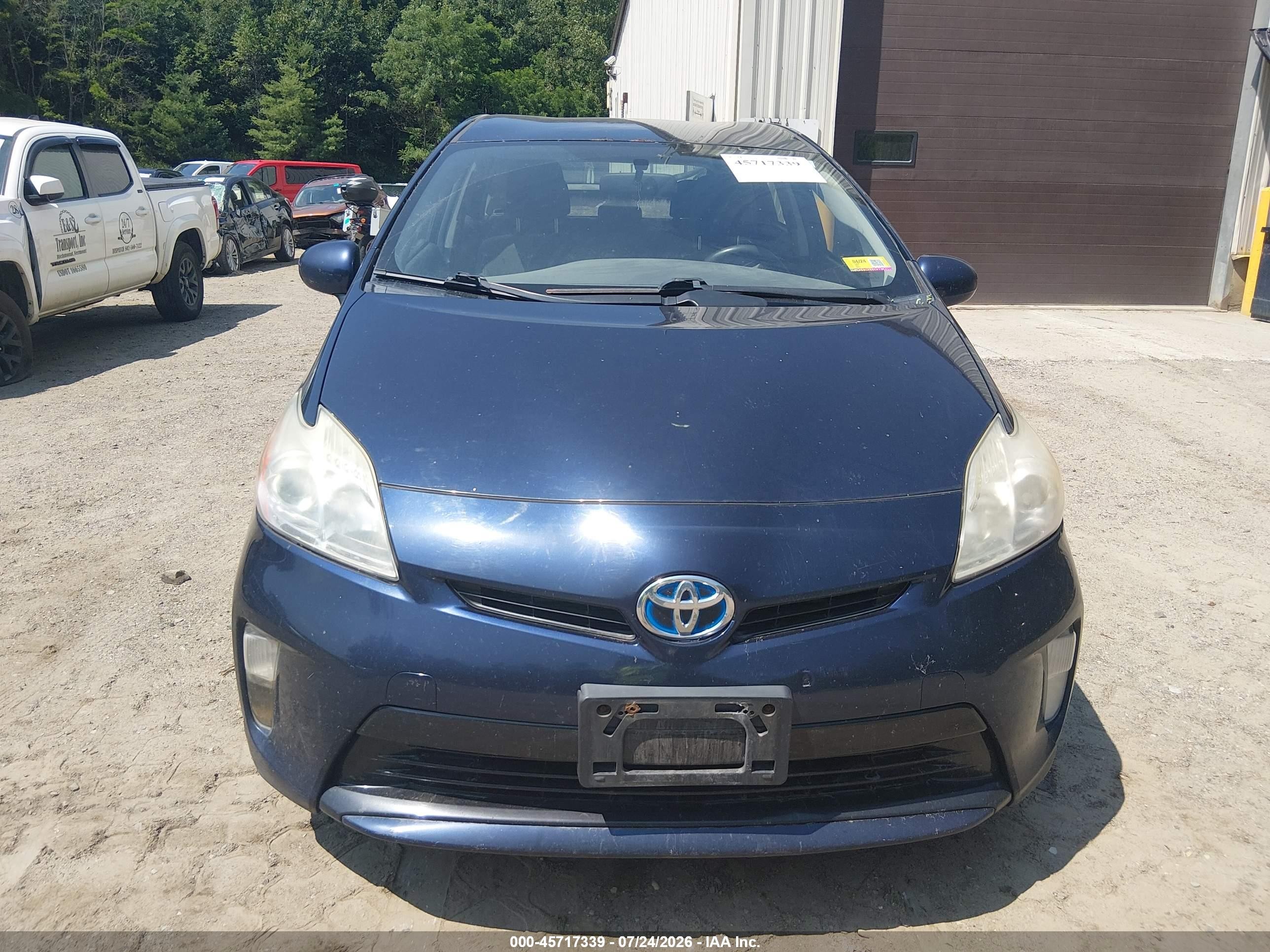 2013 Toyota Prius Two Blue vin: JTDKN3DU2D0352317