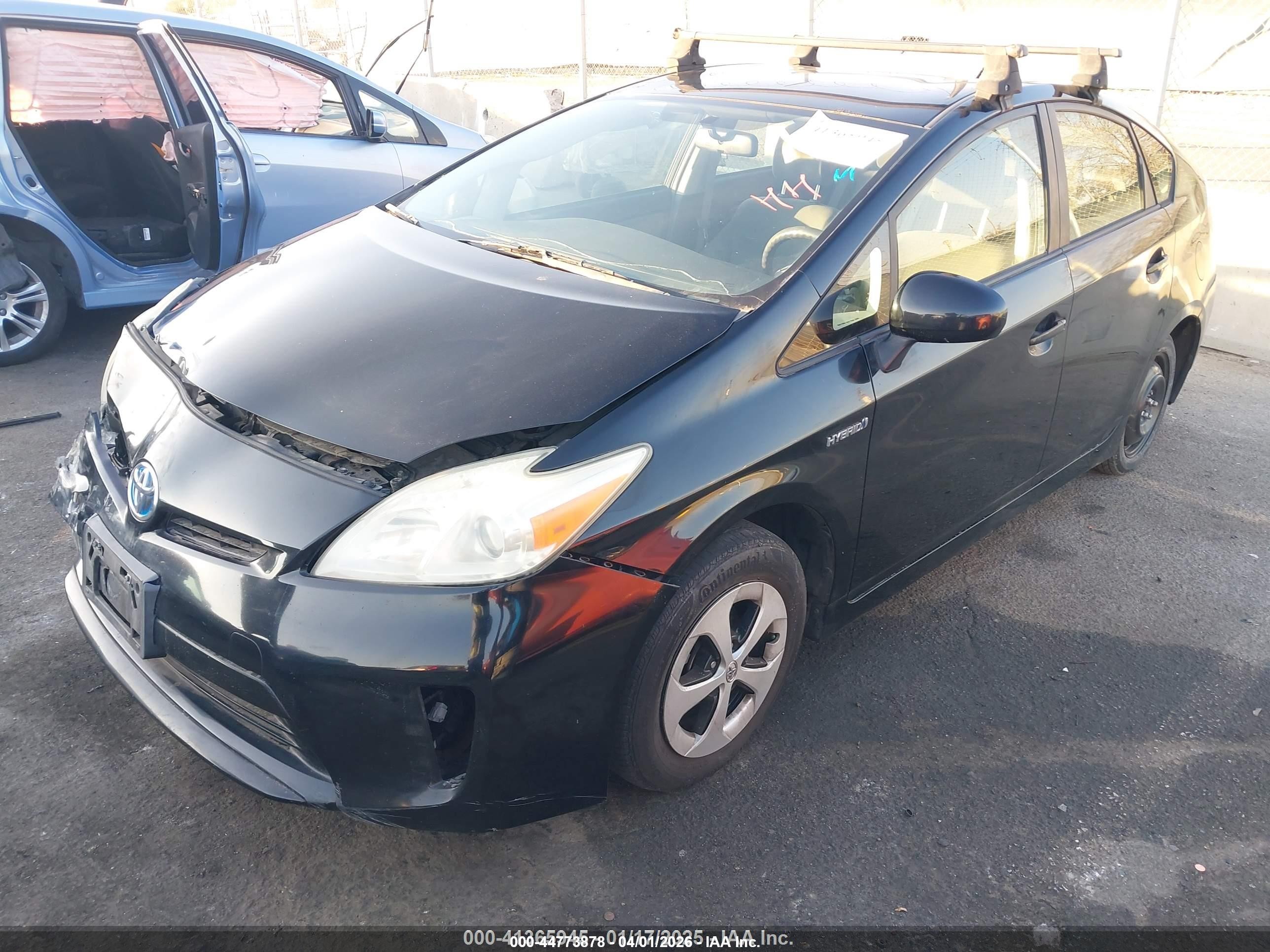 2013 Toyota Prius Two Black vin: JTDKN3DU2D0354486