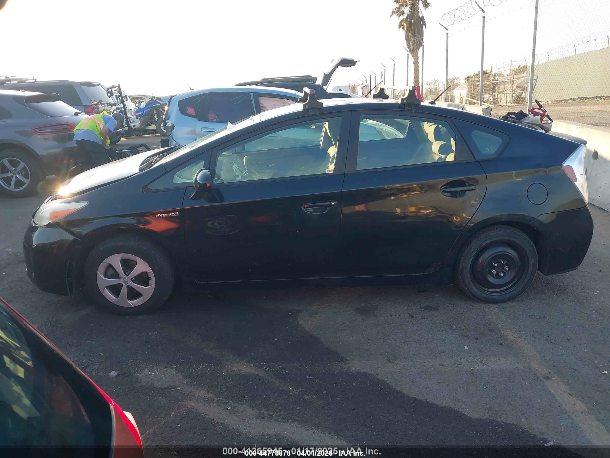 2013 Toyota Prius Two Black vin: JTDKN3DU2D0354486