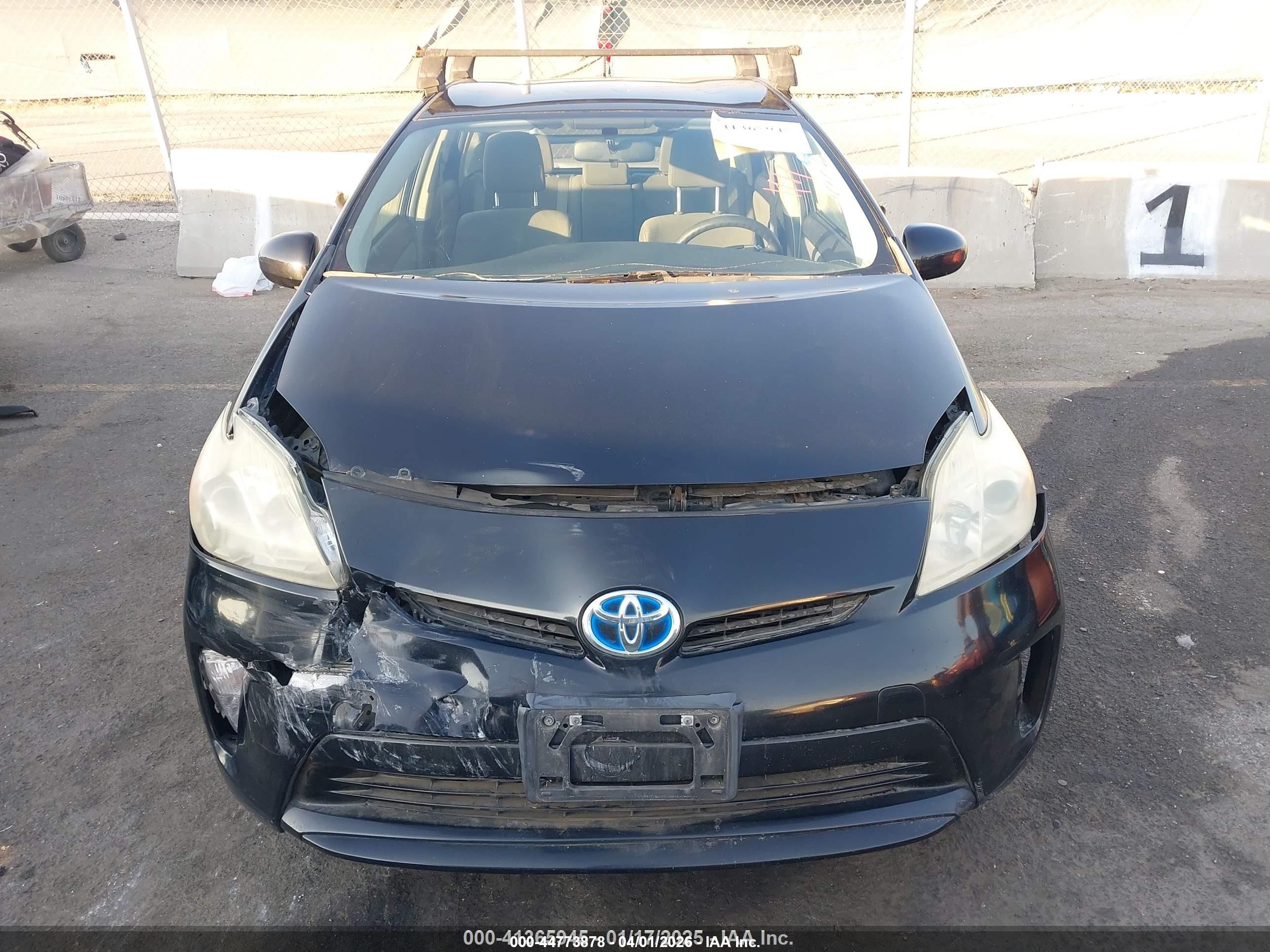 2013 Toyota Prius Two Black vin: JTDKN3DU2D0354486