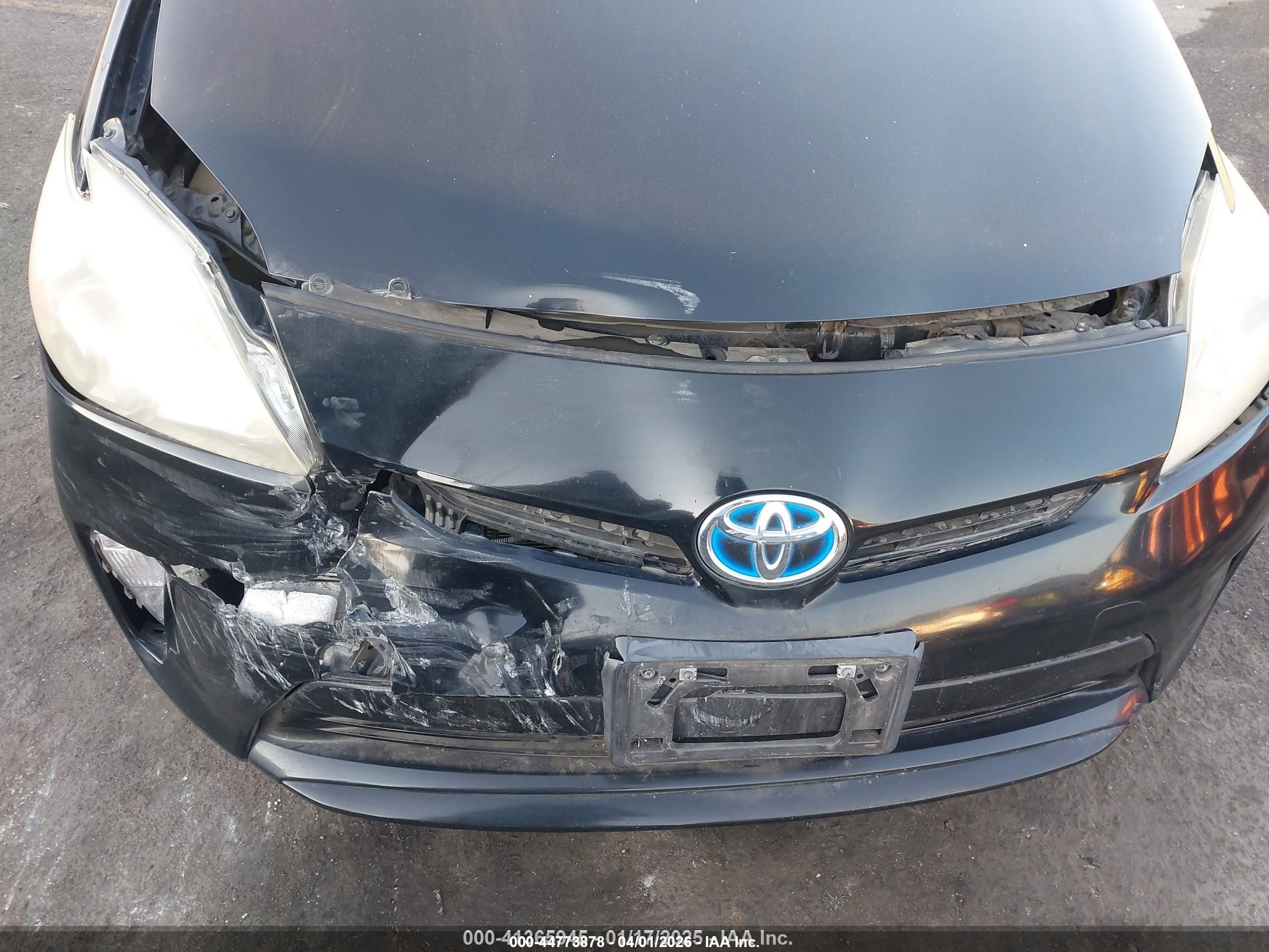 2013 Toyota Prius Two Black vin: JTDKN3DU2D0354486