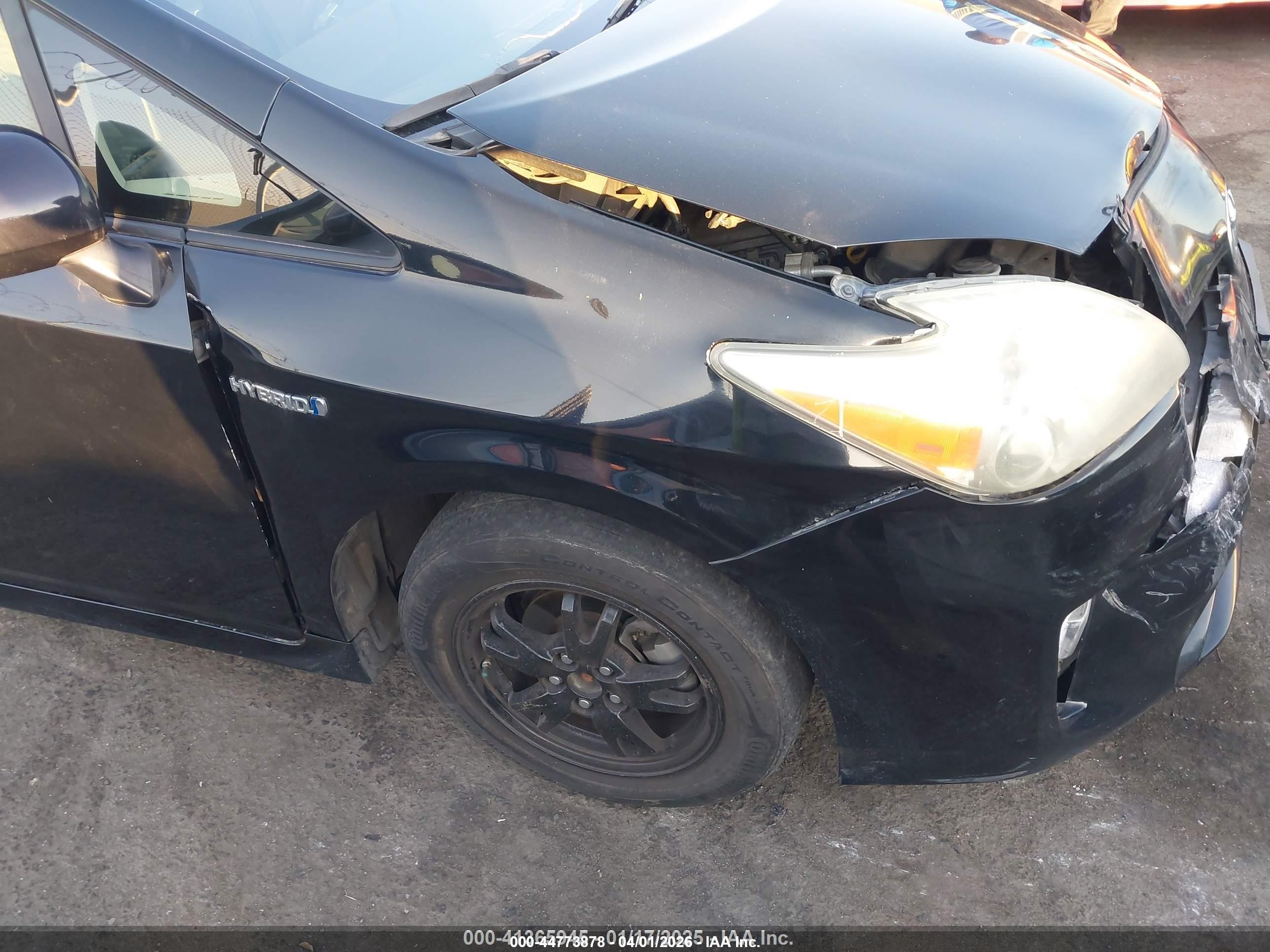2013 Toyota Prius Two Black vin: JTDKN3DU2D0354486