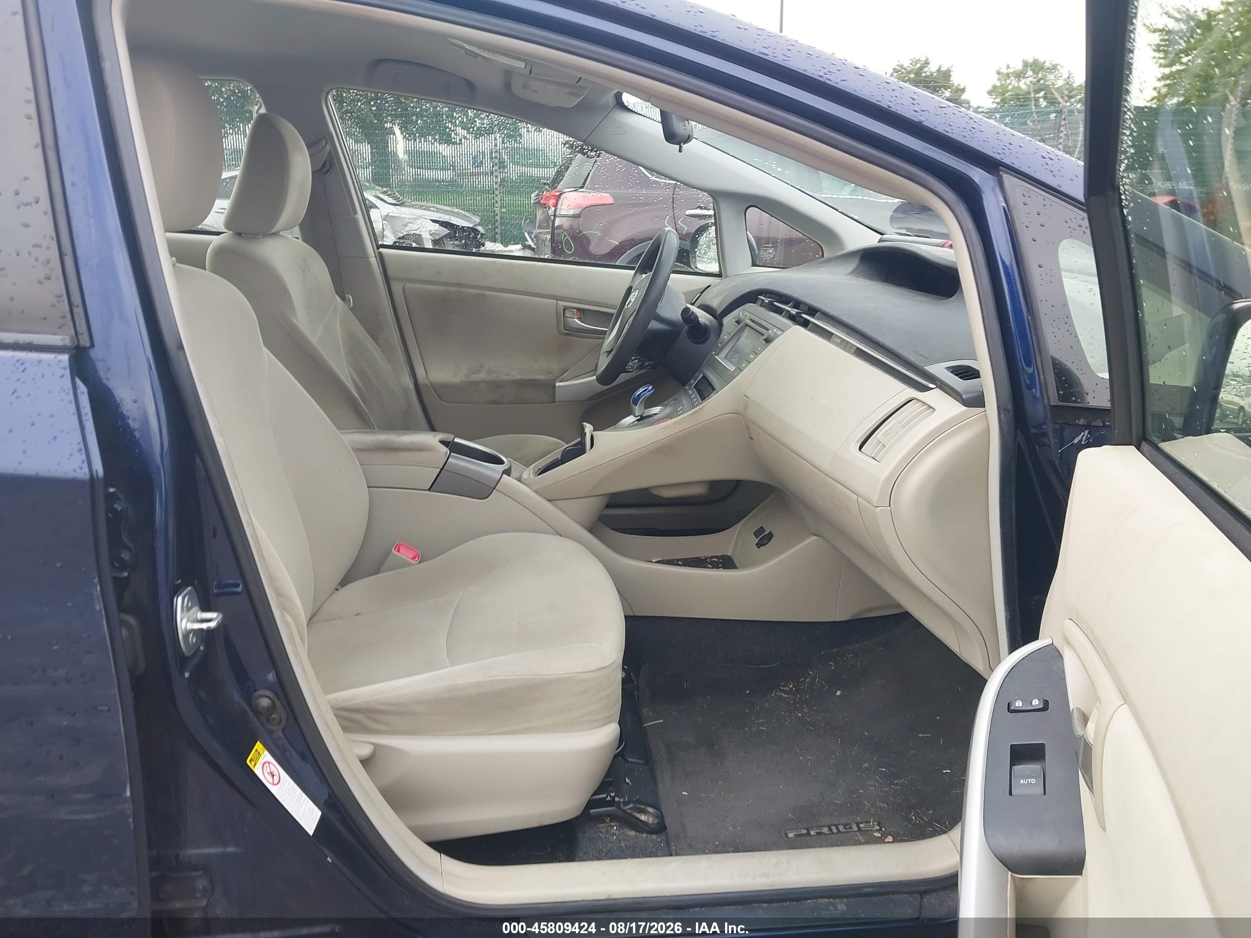 2013 Toyota Prius Two Dark Blue vin: JTDKN3DU2D0354553