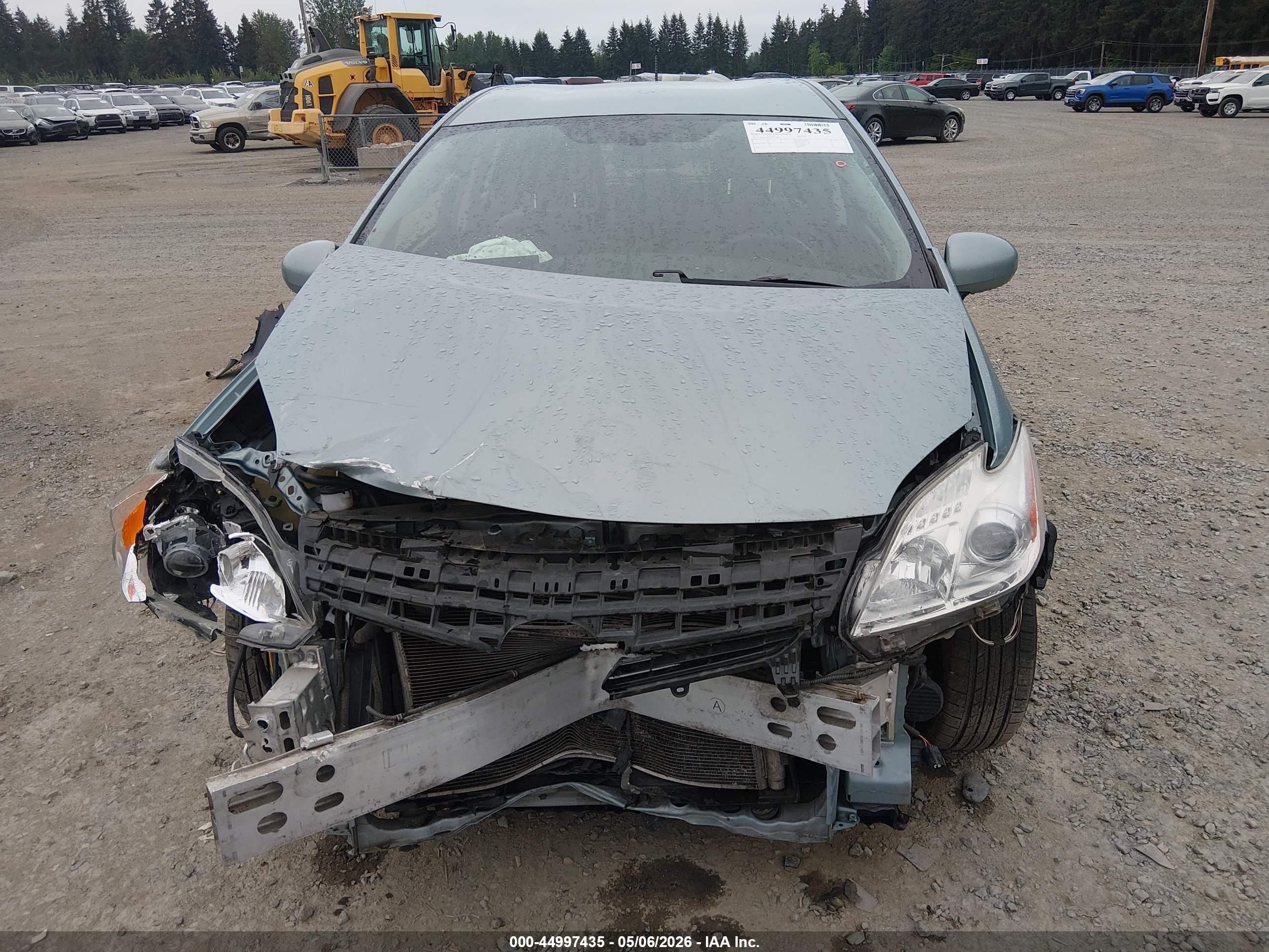 2013 Toyota Prius Two Light Blue vin: JTDKN3DU2D1619434