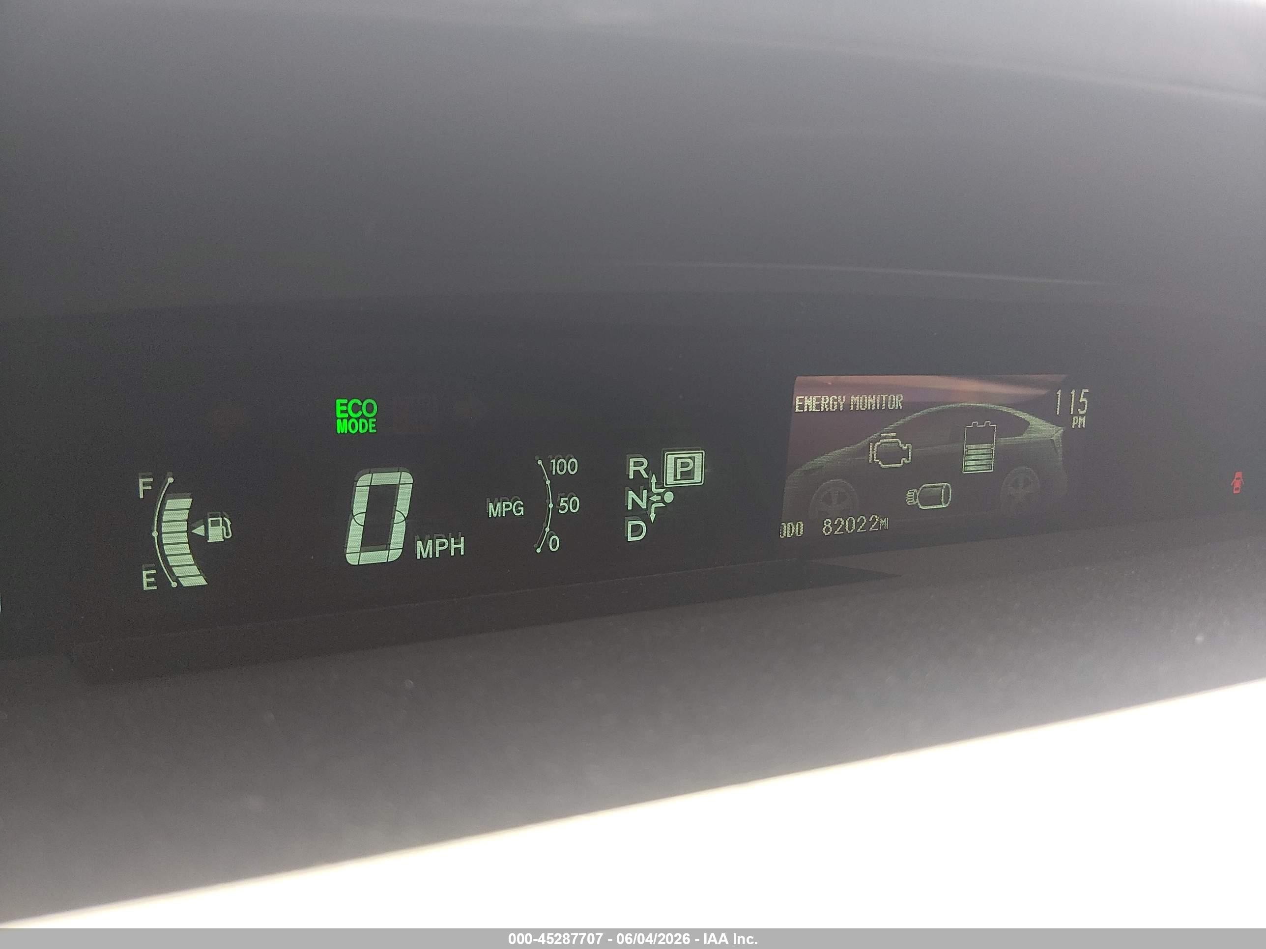 2013 Toyota Prius Two Blue vin: JTDKN3DU2D1621345