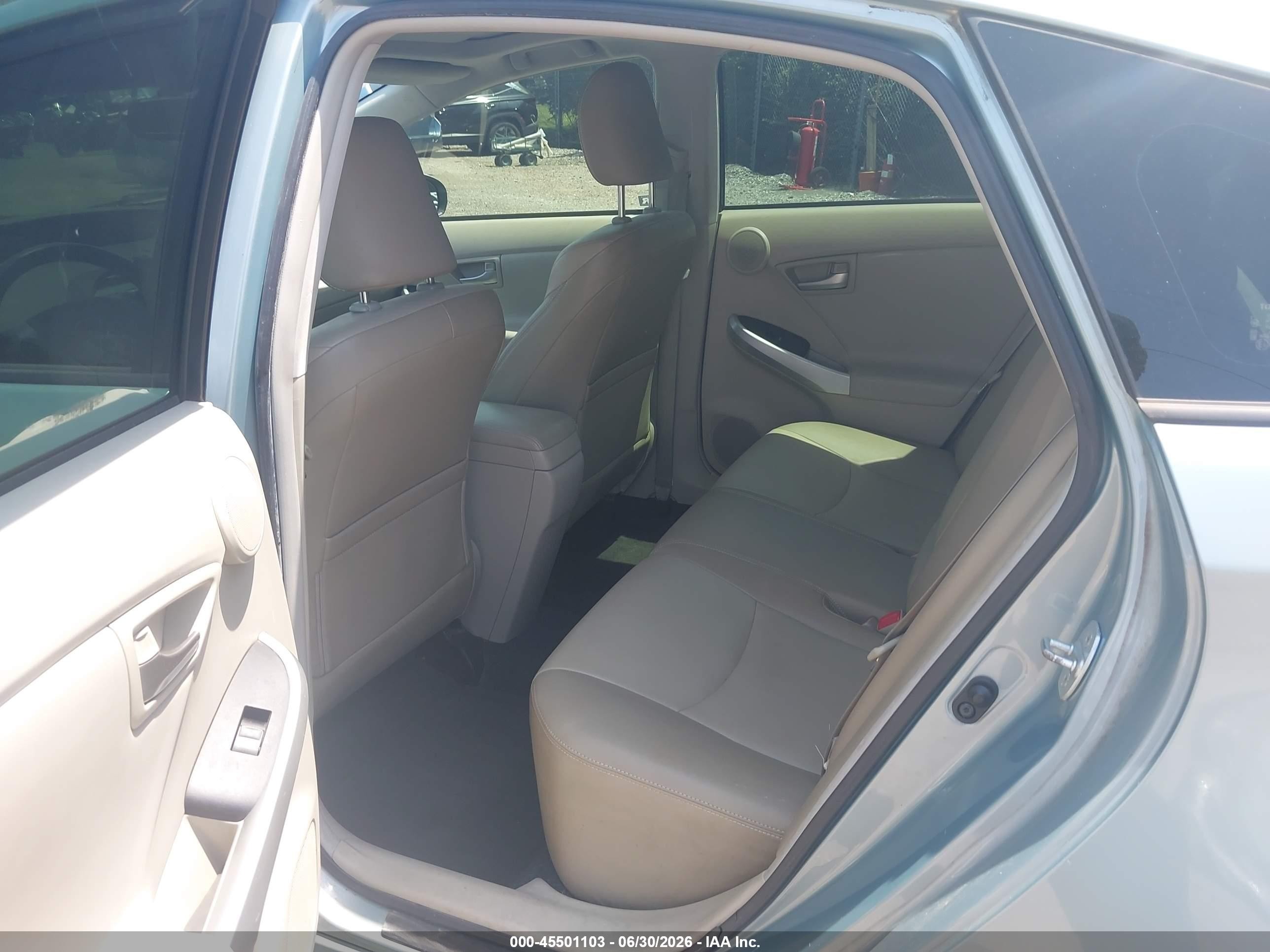 2013 Toyota Prius Four Turquoise vin: JTDKN3DU2D1622642