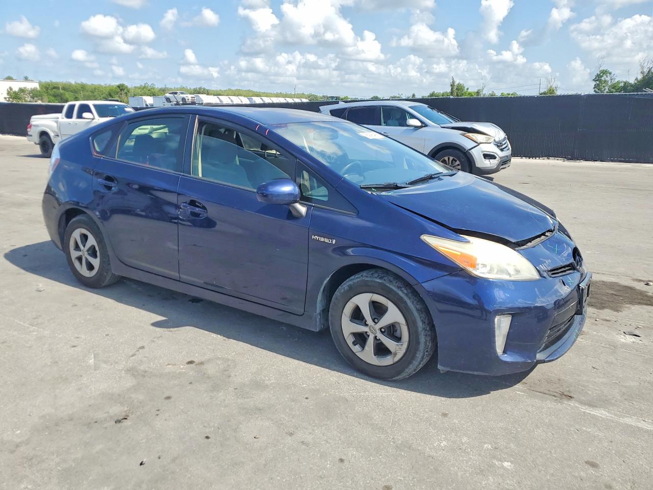2013 Toyota Prius Two Blue vin: JTDKN3DU2D1629431