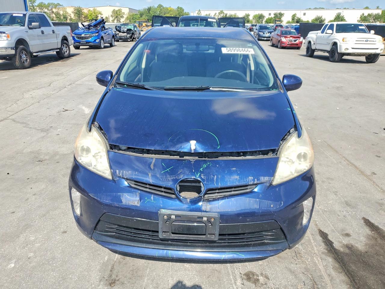 2013 Toyota Prius Two Blue vin: JTDKN3DU2D1629431