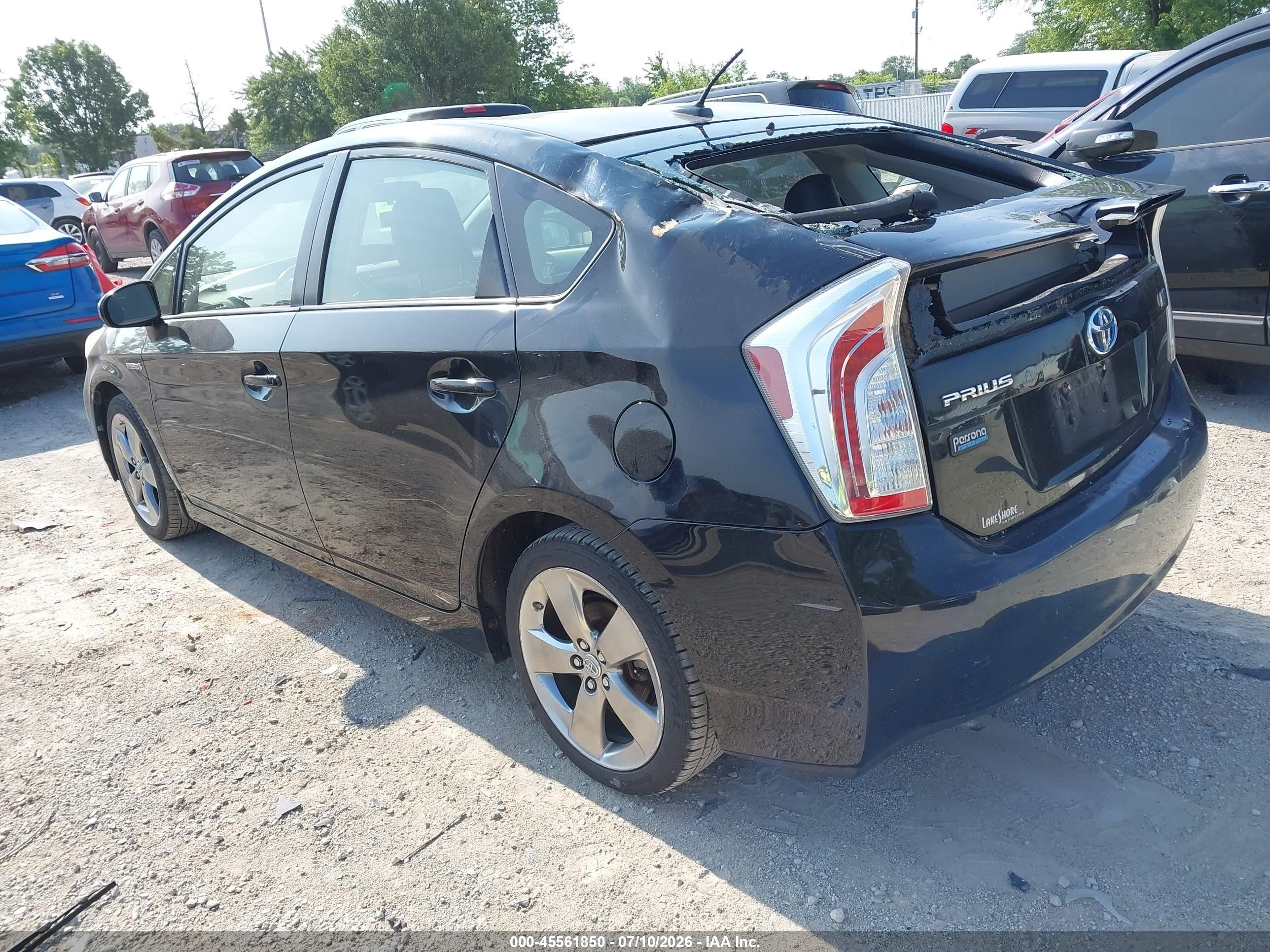2013 Toyota Prius Three Se Black vin: JTDKN3DU2D1653017
