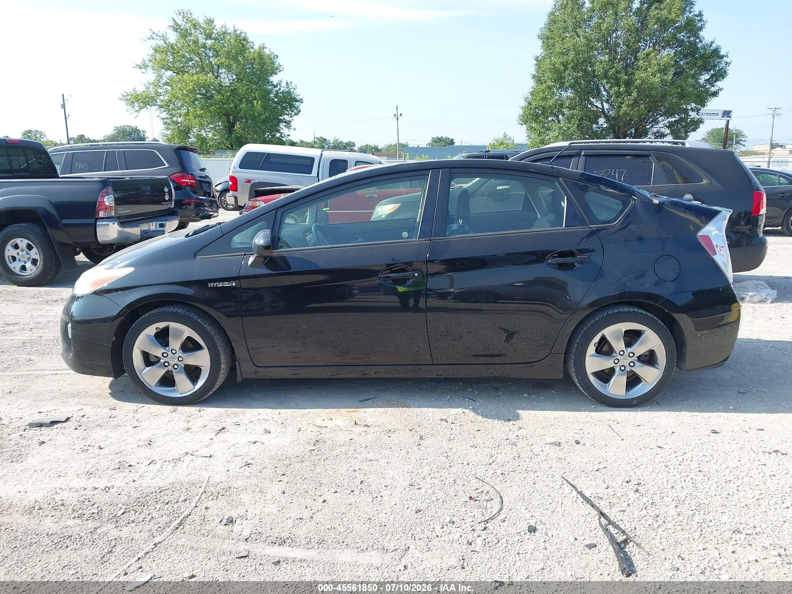 2013 Toyota Prius Three Se Black vin: JTDKN3DU2D1653017