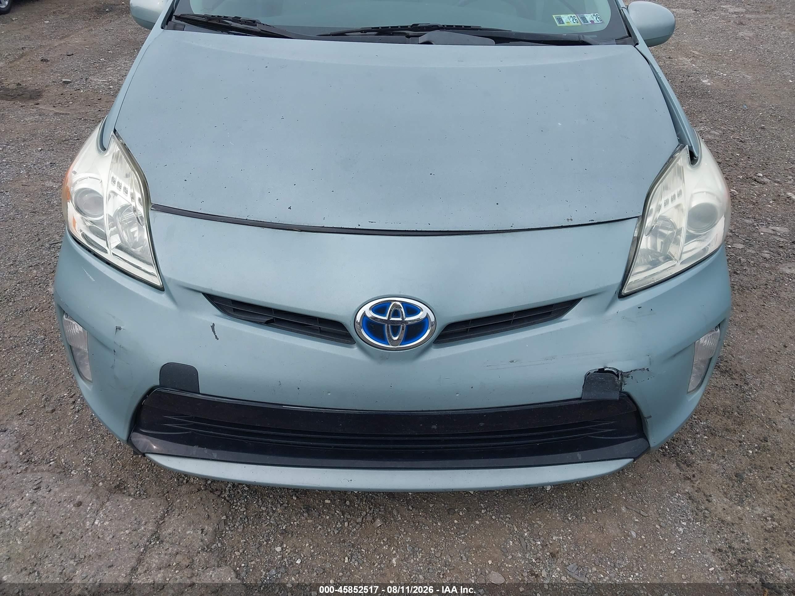 2013 Toyota Prius Three Teal vin: JTDKN3DU2D1659609