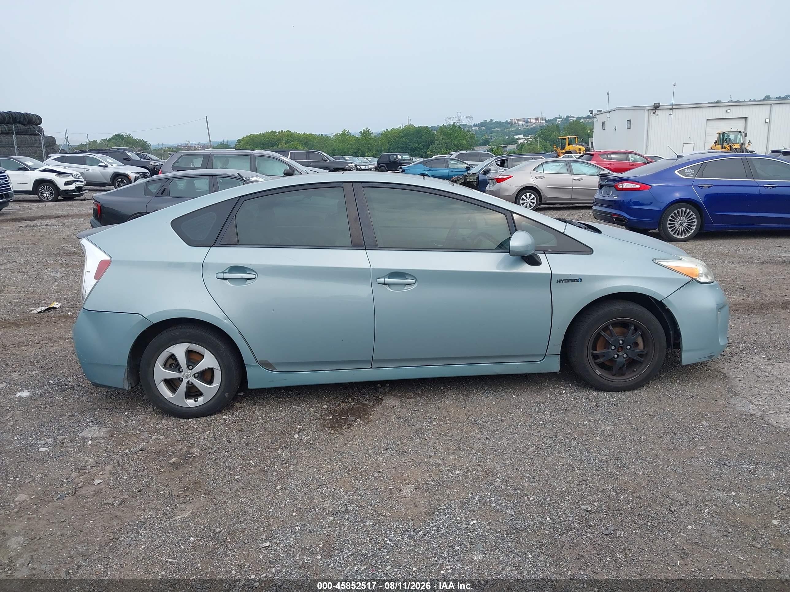 2013 Toyota Prius Three Teal vin: JTDKN3DU2D1659609