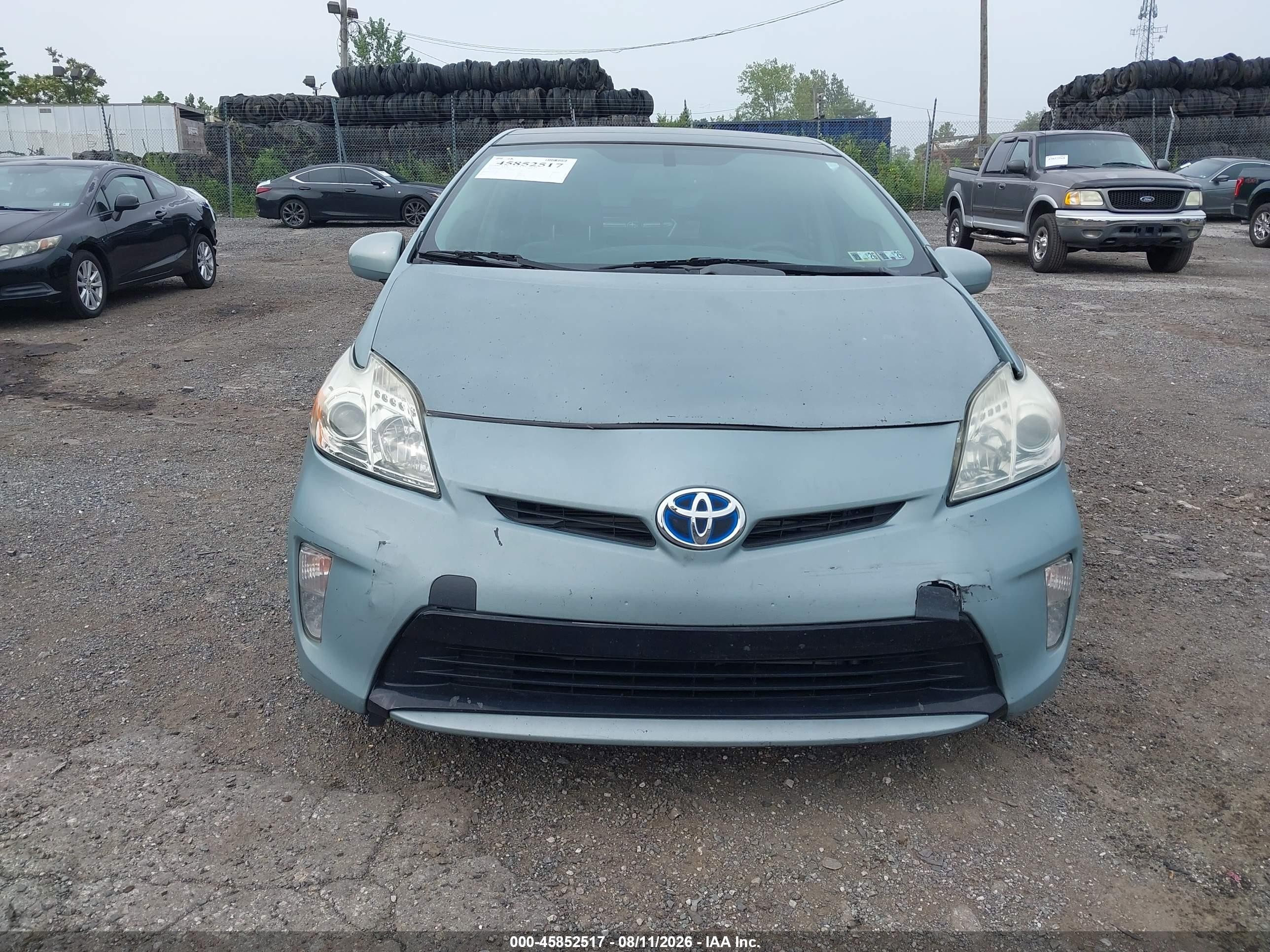 2013 Toyota Prius Three Teal vin: JTDKN3DU2D1659609