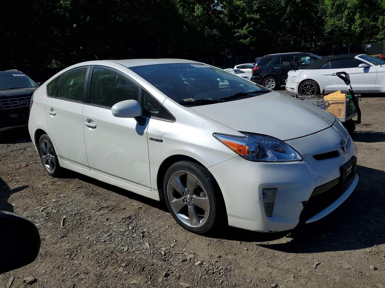 2013 Toyota Prius Persona Series Se Белый vin: JTDKN3DU2D1663059