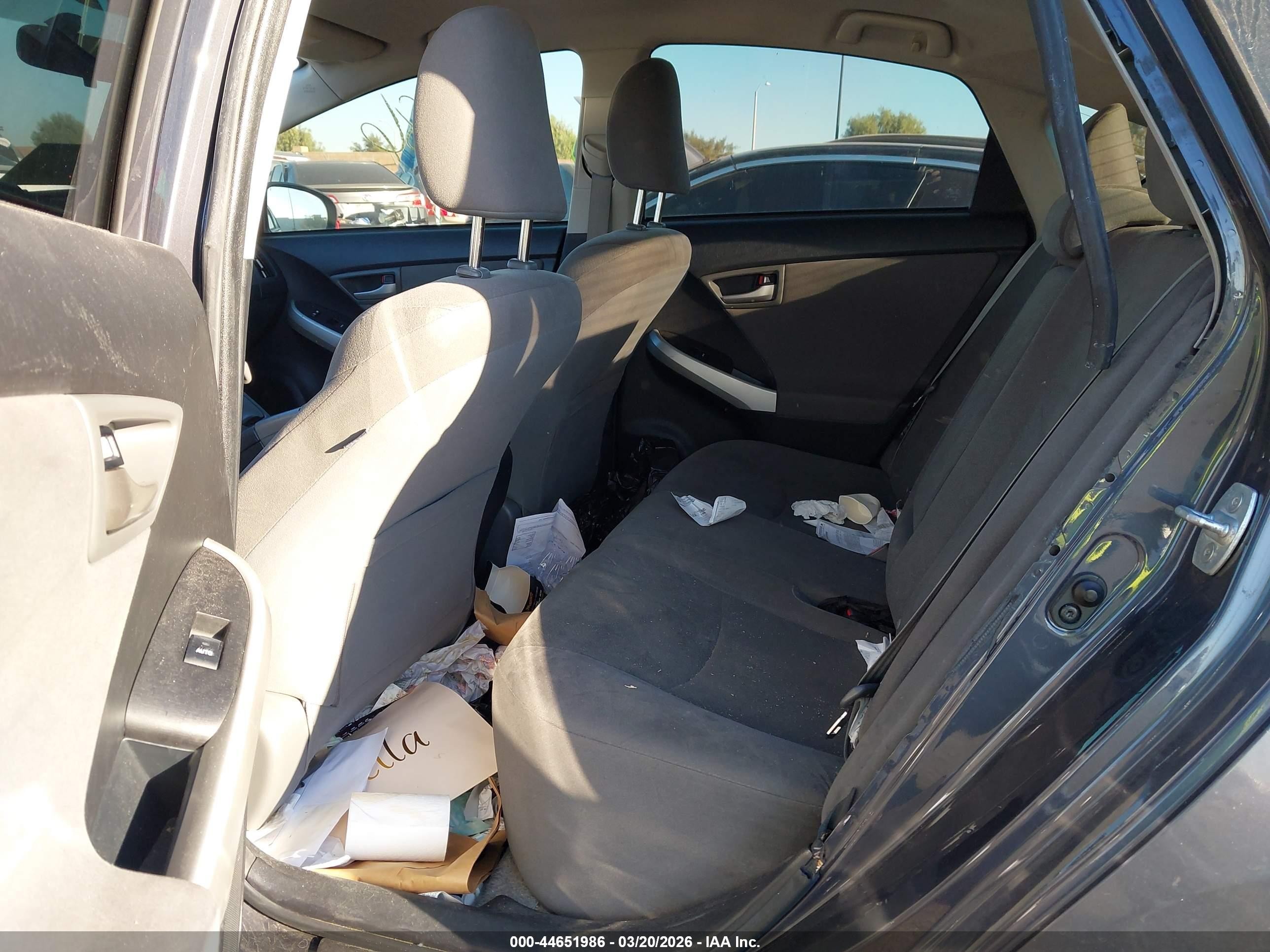 2013 Toyota Prius Two Gray vin: JTDKN3DU2D1692223