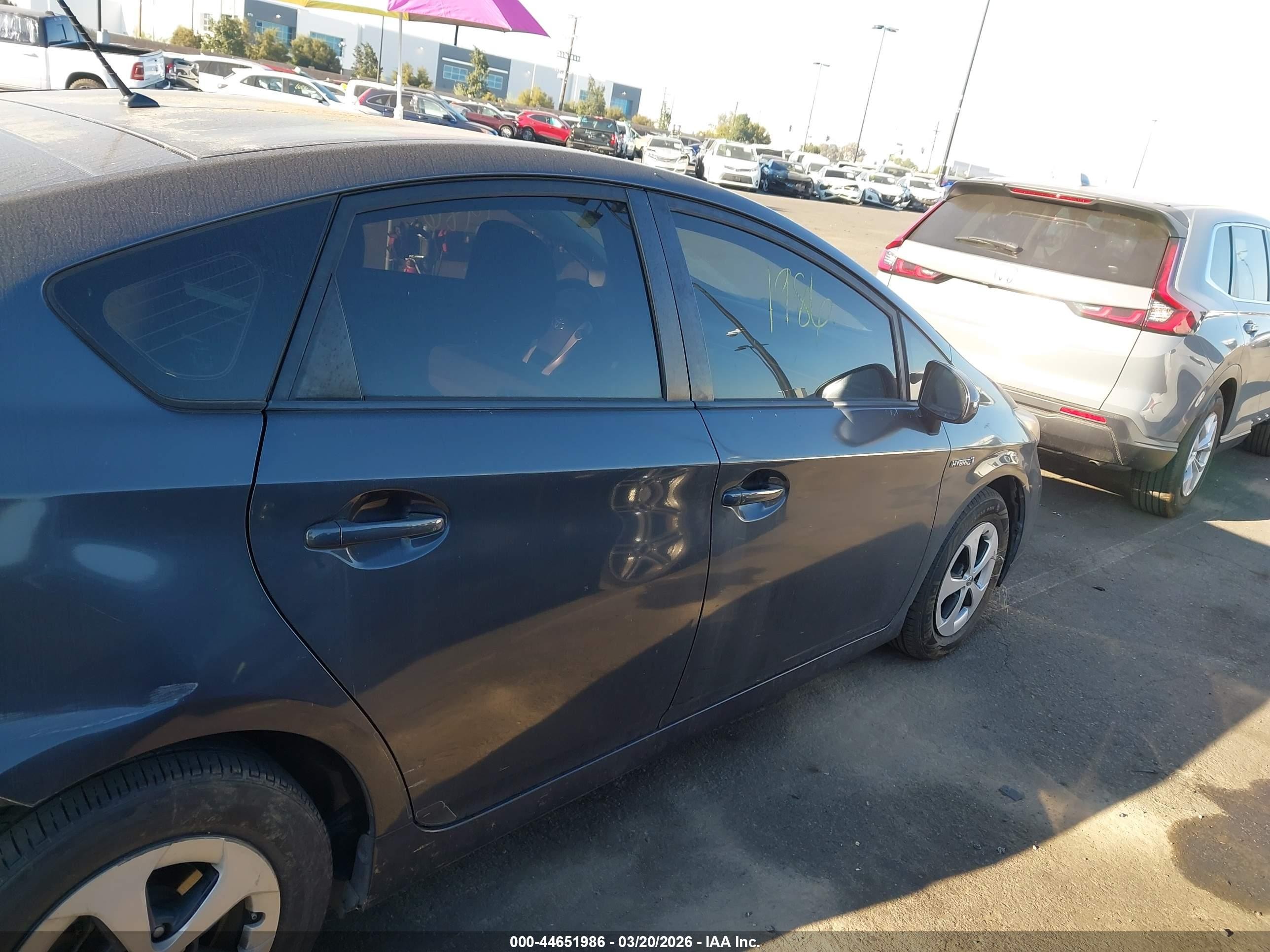 2013 Toyota Prius Two Gray vin: JTDKN3DU2D1692223