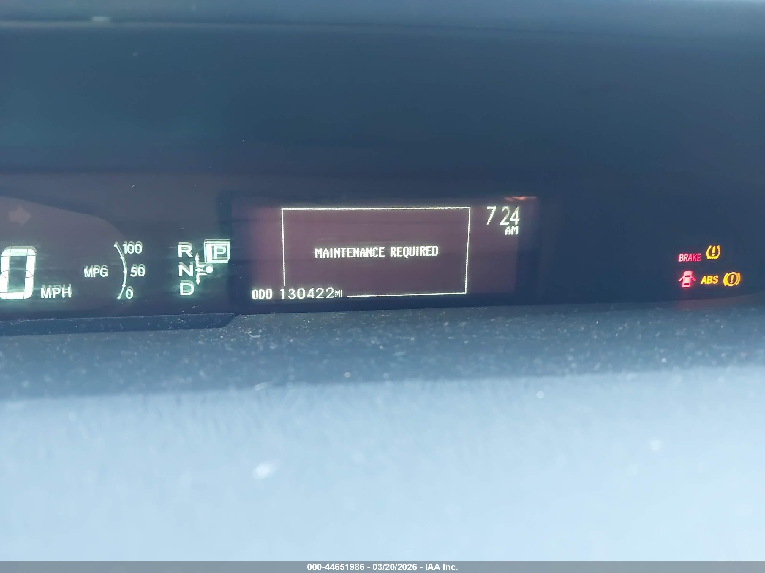 2013 Toyota Prius Two Gray vin: JTDKN3DU2D1692223