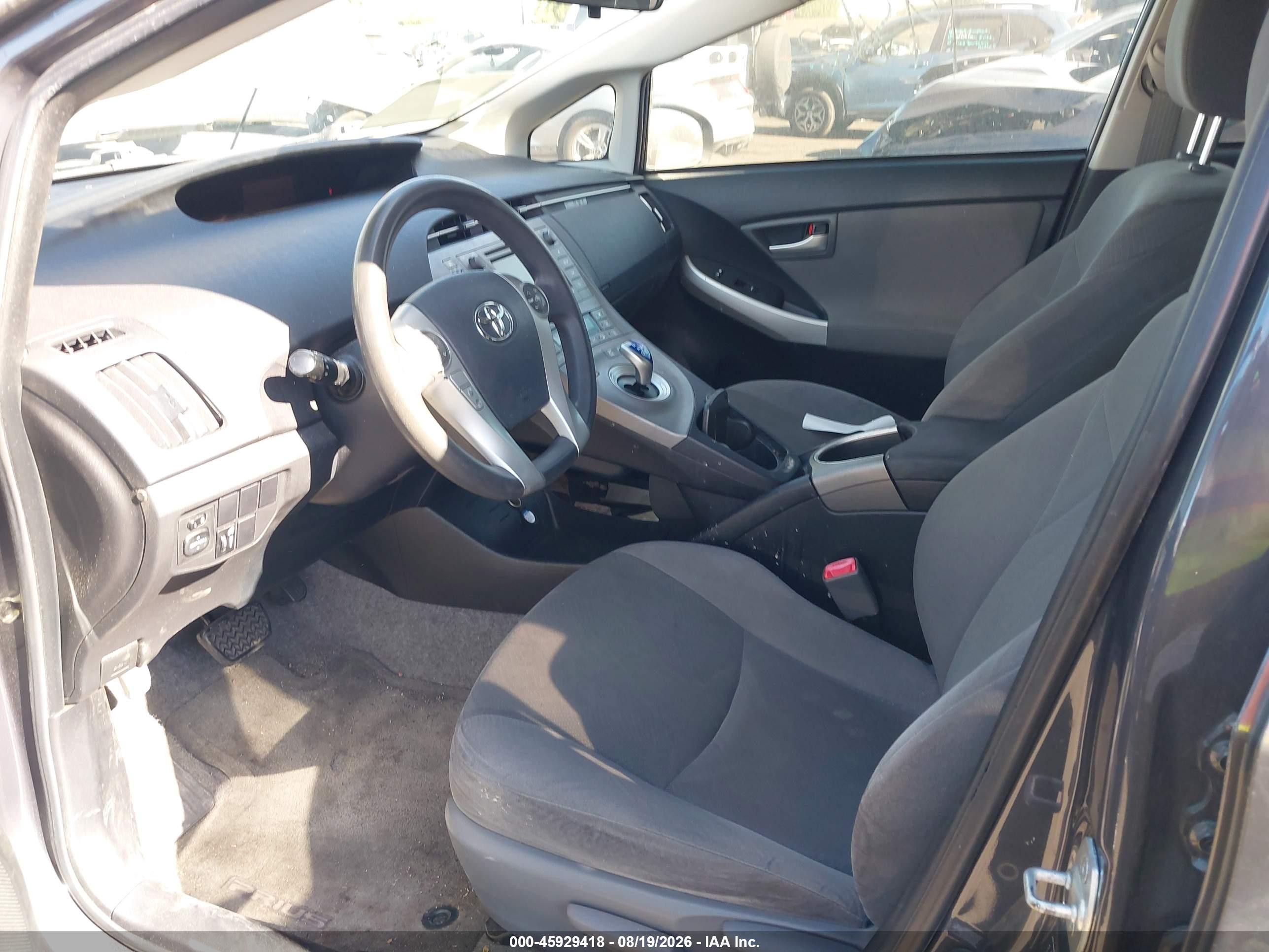 2013 Toyota Prius Two Gray vin: JTDKN3DU2D1692223