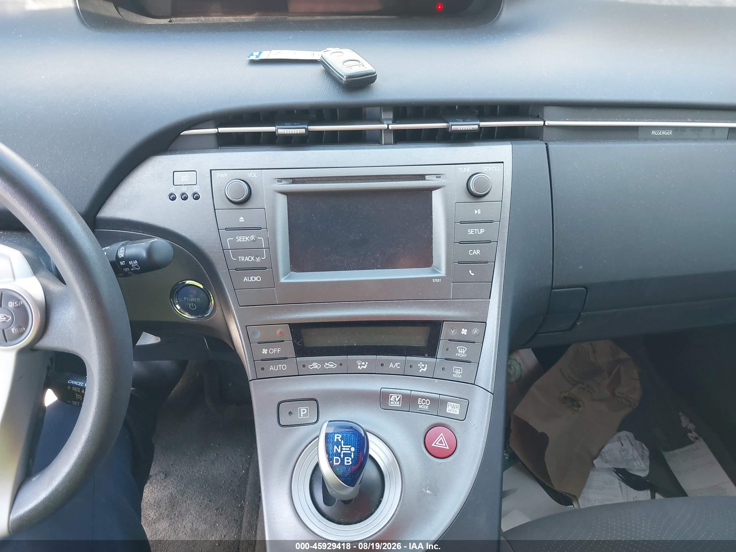 2013 Toyota Prius Two Gray vin: JTDKN3DU2D1692223