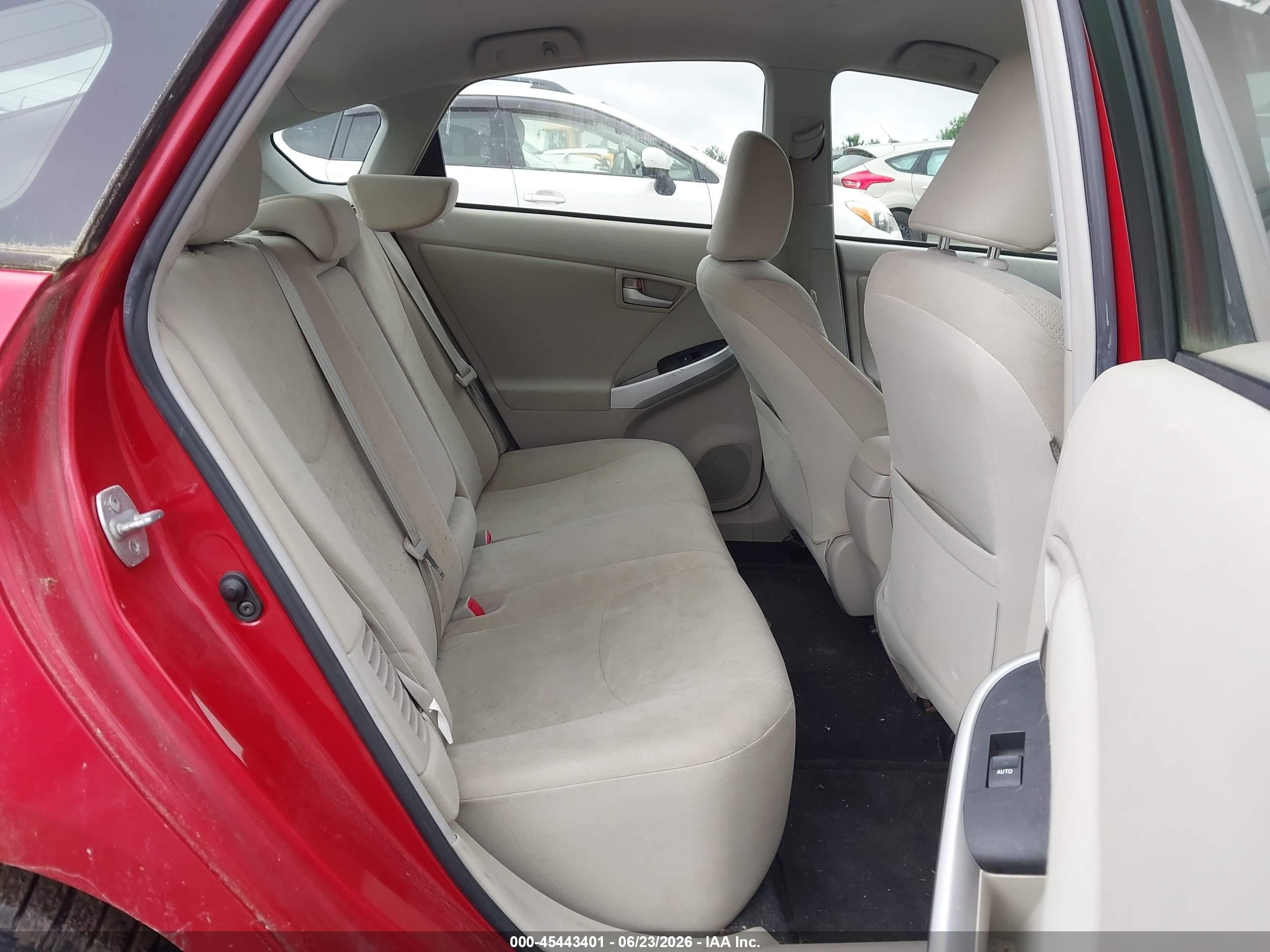 2013 Toyota Prius Two Red vin: JTDKN3DU2D1692819