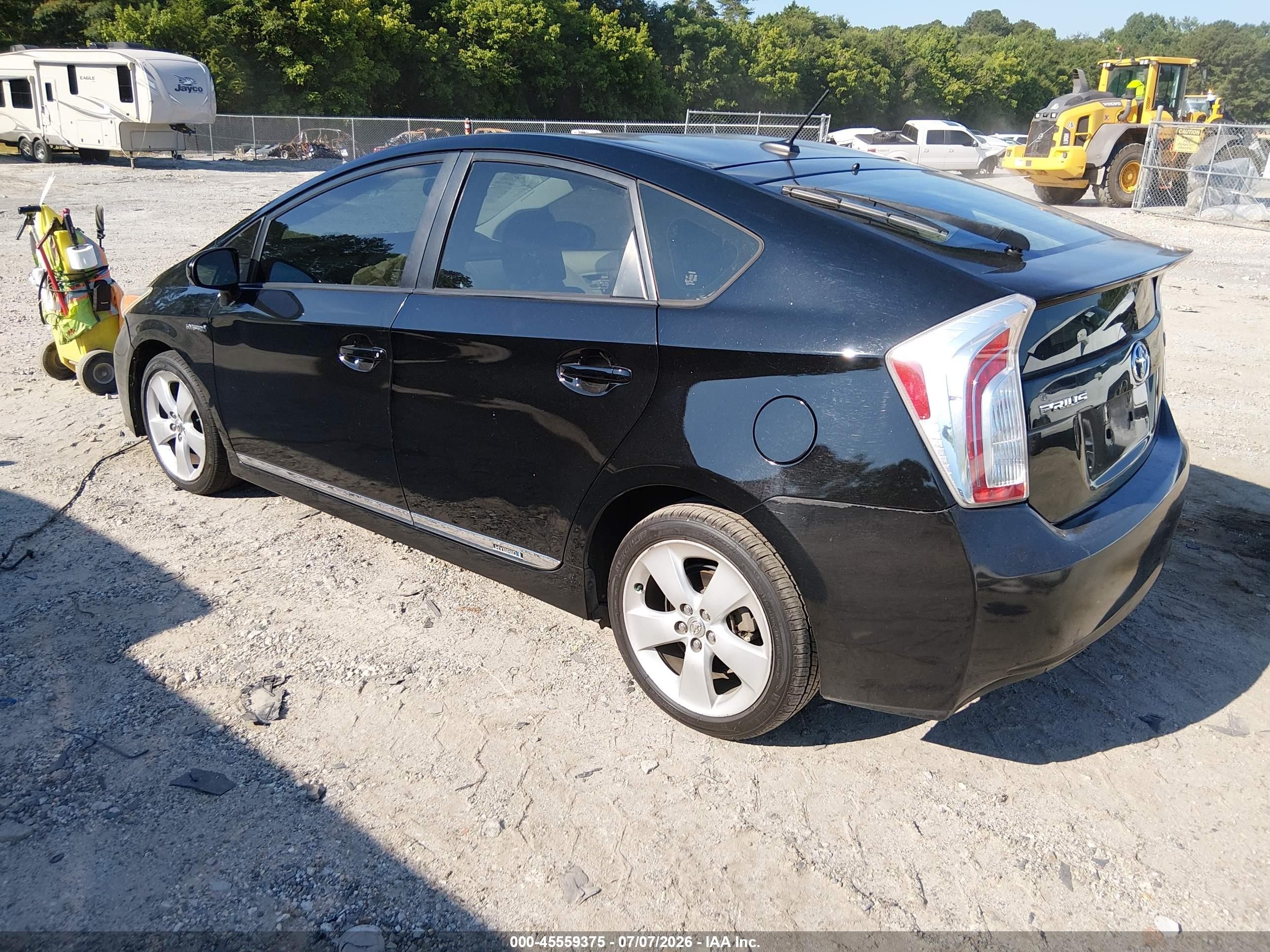 2013 Toyota Prius Five Black vin: JTDKN3DU2D1712020