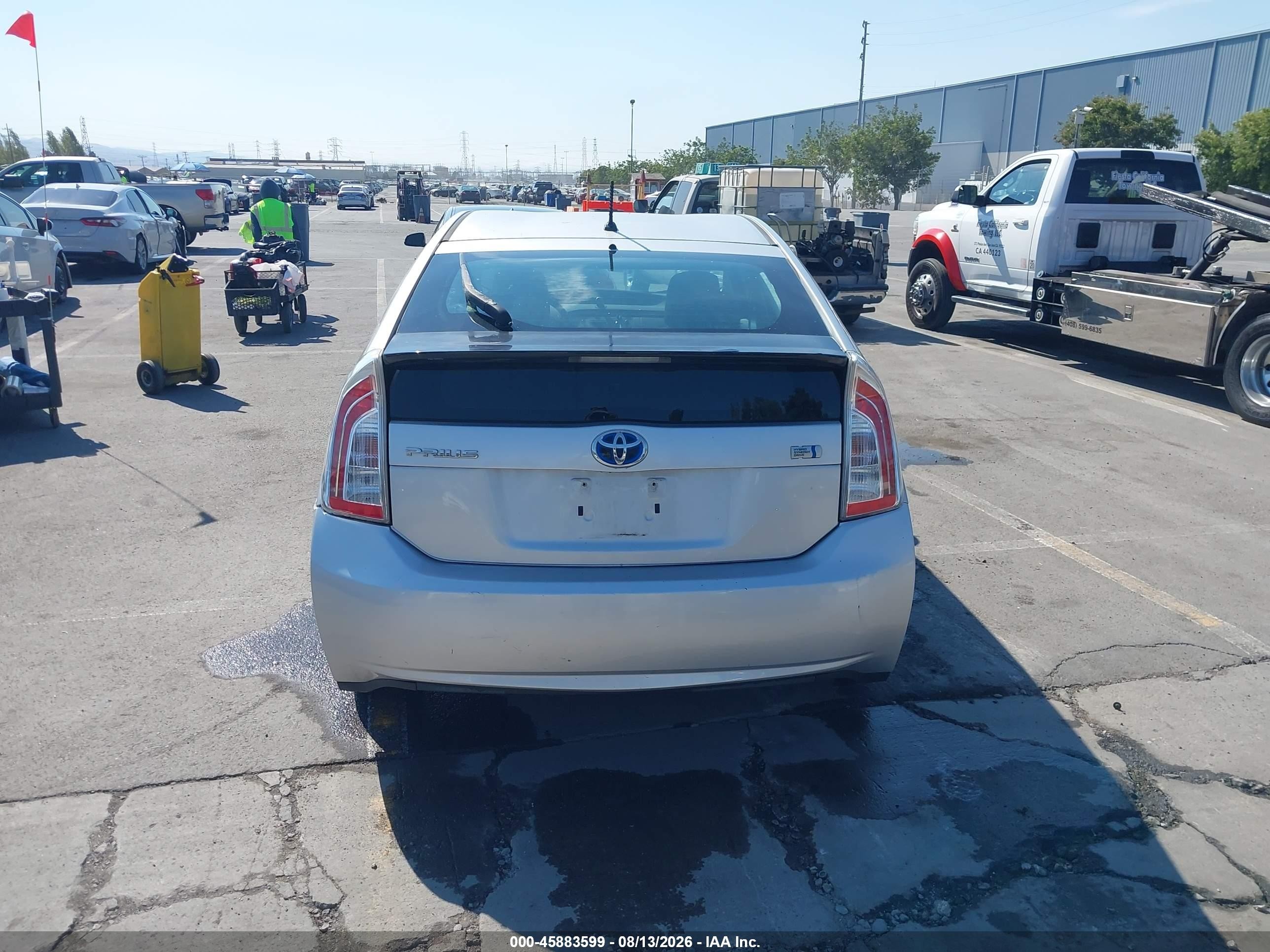 2013 Toyota Prius Two Silver vin: JTDKN3DU2D1712051