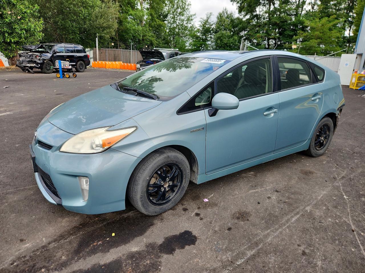 2013 Toyota Prius Two Turquoise vin: JTDKN3DU2D1720795