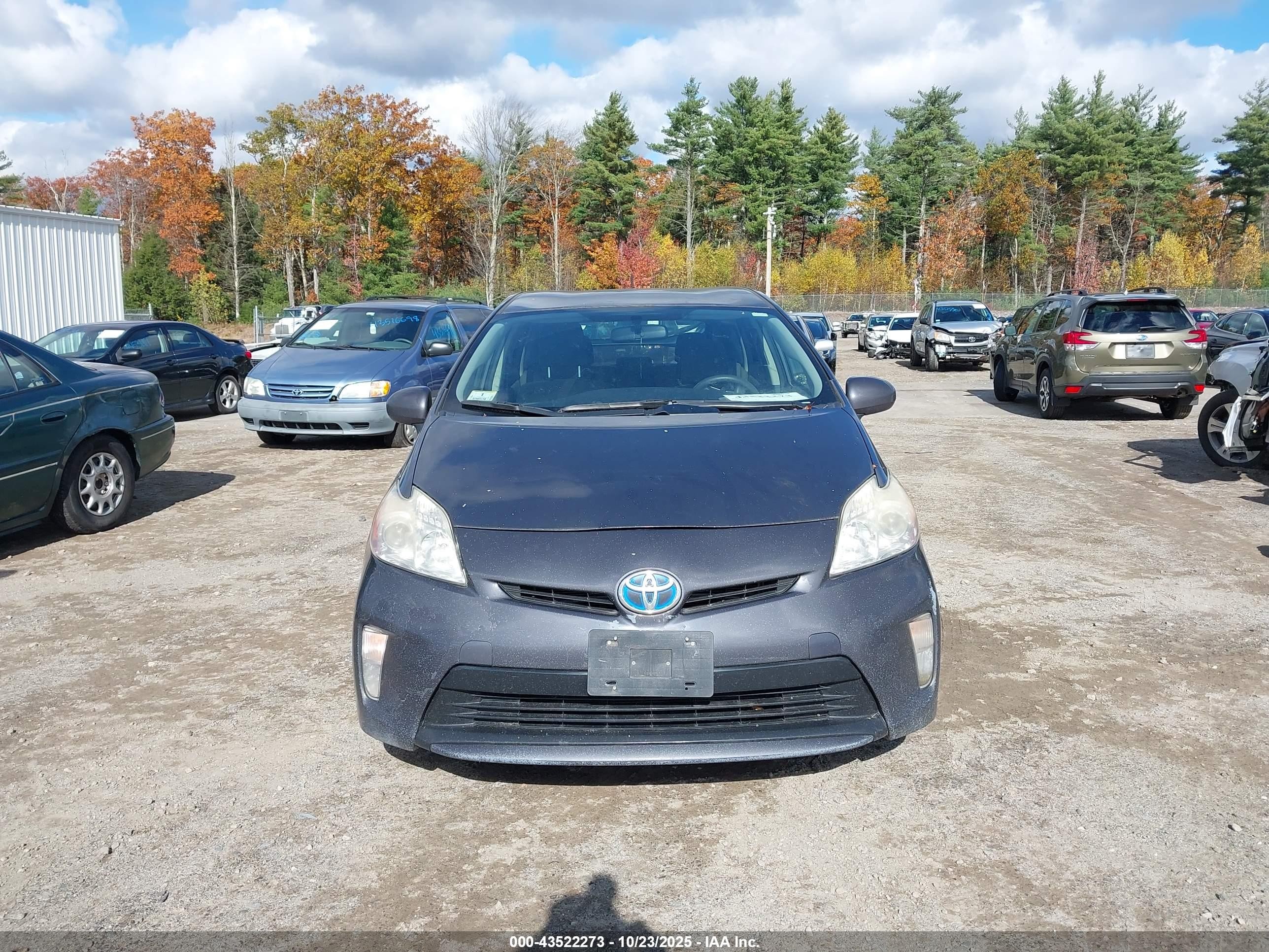 2013 Toyota Prius Two Gray vin: JTDKN3DU2D1727956