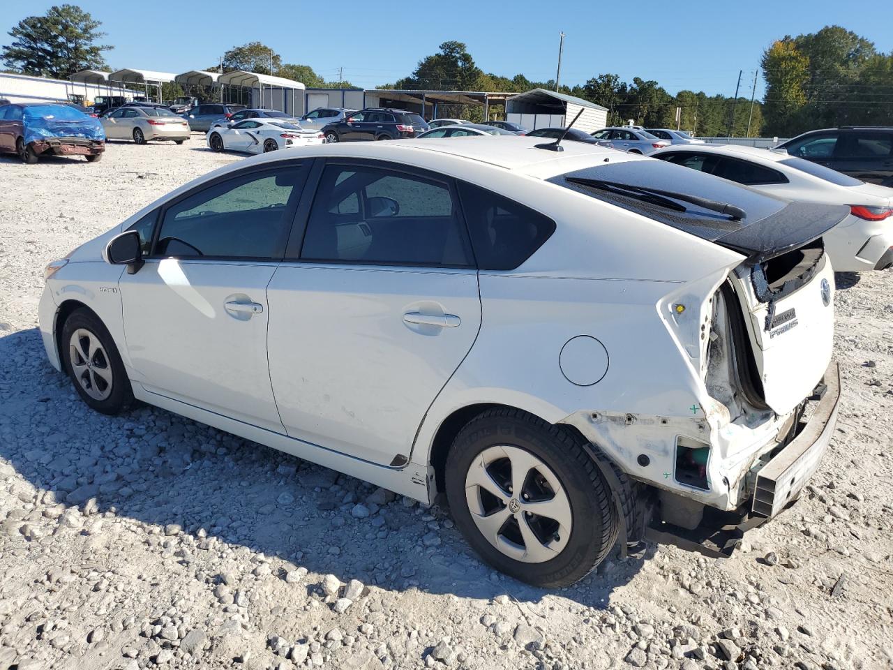 2013 Toyota Prius White vin: JTDKN3DU2D5538233