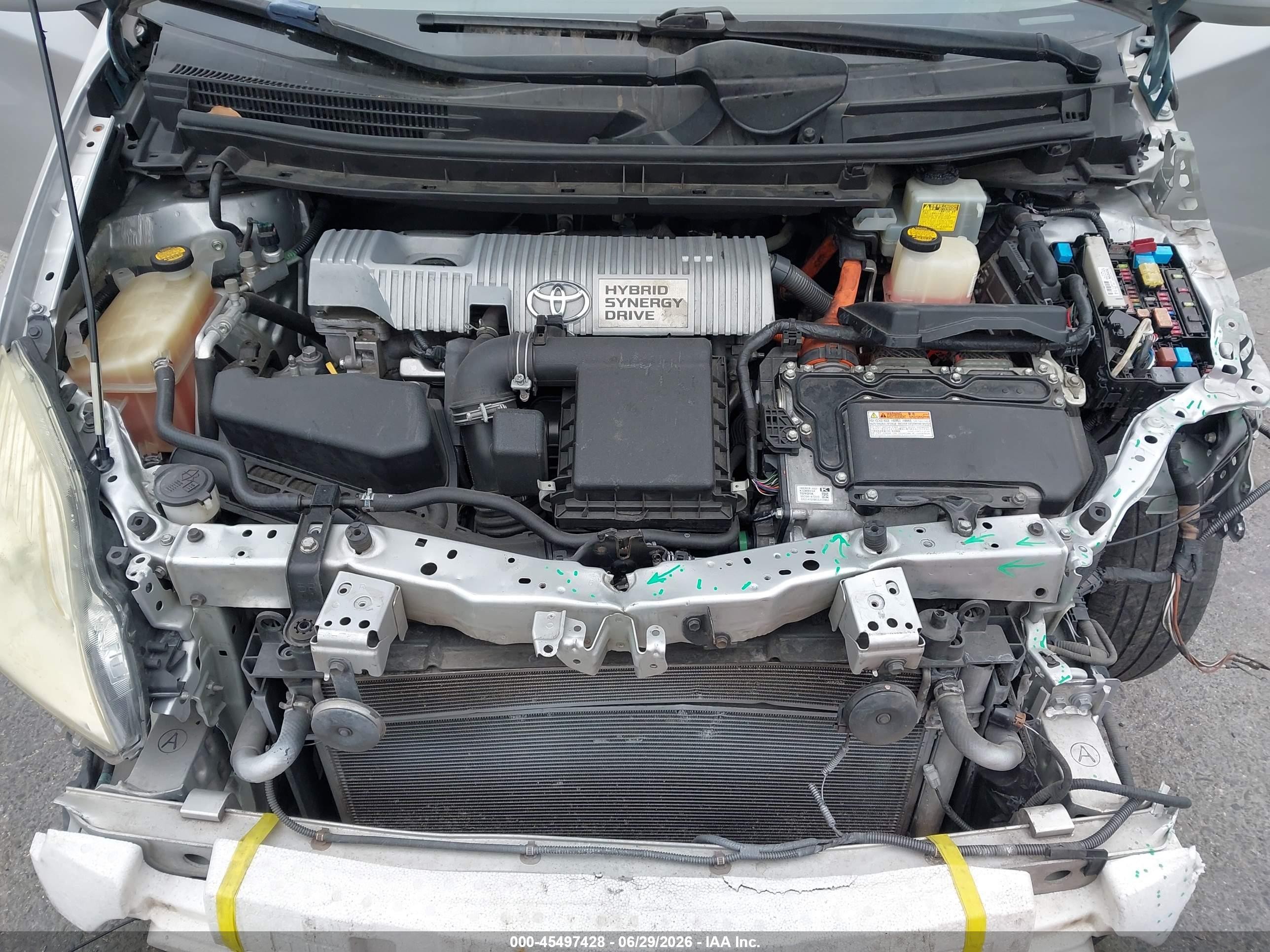 2013 Toyota Prius Two Silver vin: JTDKN3DU2D5544856