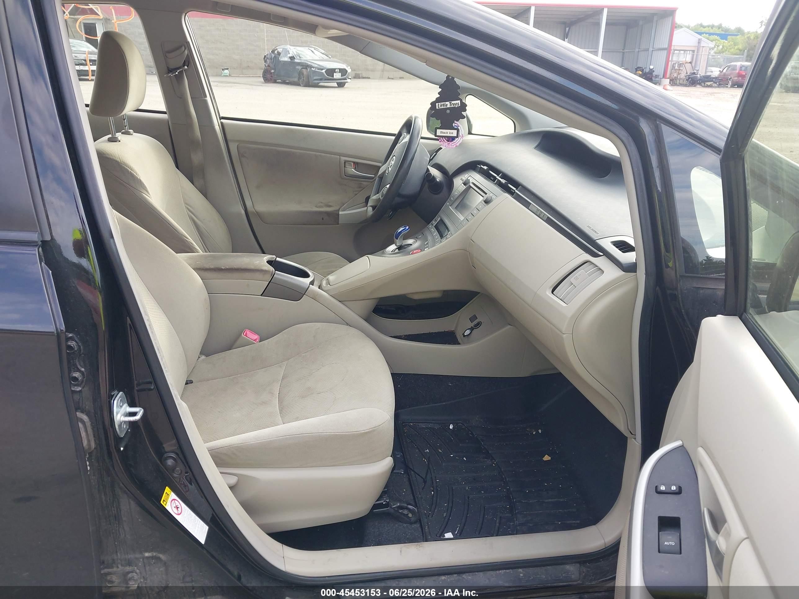2013 Toyota Prius Two Black vin: JTDKN3DU2D5546025