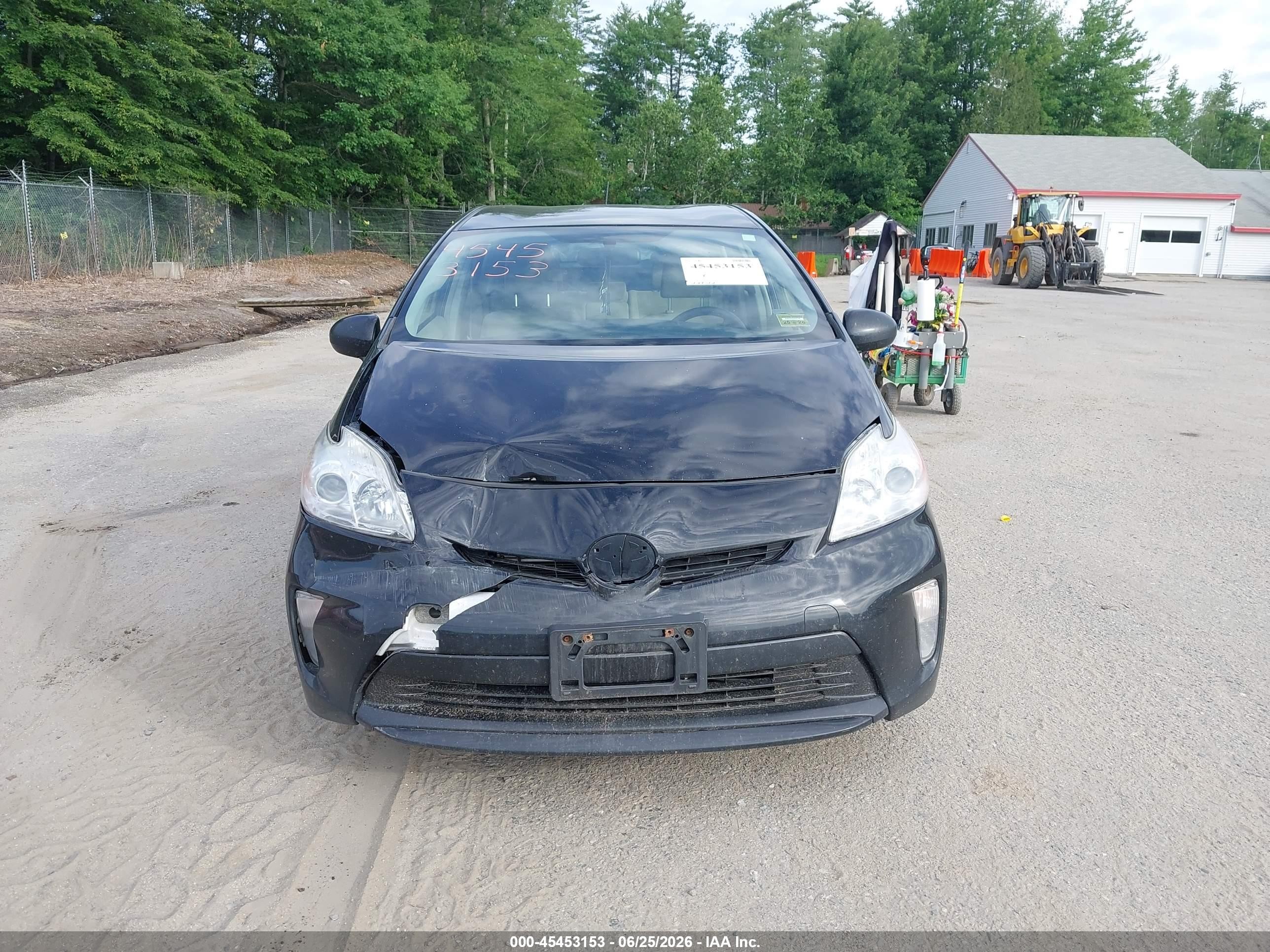 2013 Toyota Prius Two Black vin: JTDKN3DU2D5546025