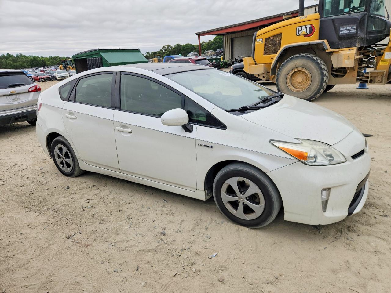 2013 Toyota Prius Three Белый vin: JTDKN3DU2D5594415