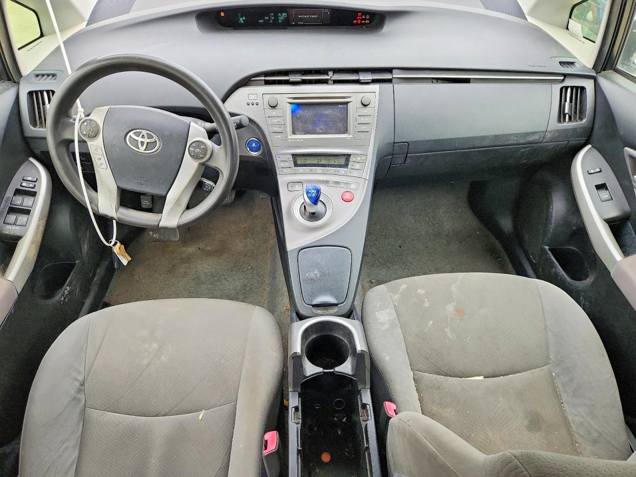 2013 Toyota Prius Three Белый vin: JTDKN3DU2D5594415