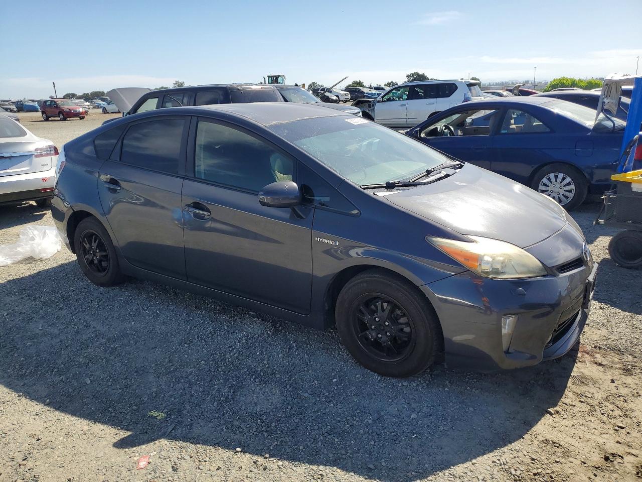 2013 Toyota Prius Five Угольный vin: JTDKN3DU2D5595421