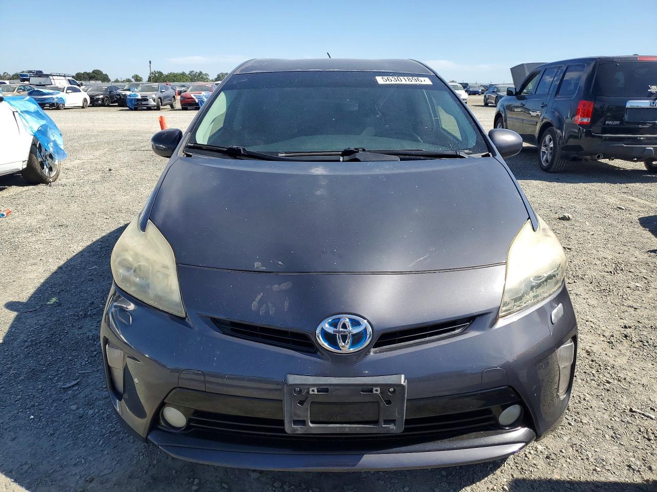2013 Toyota Prius Five Угольный vin: JTDKN3DU2D5595421