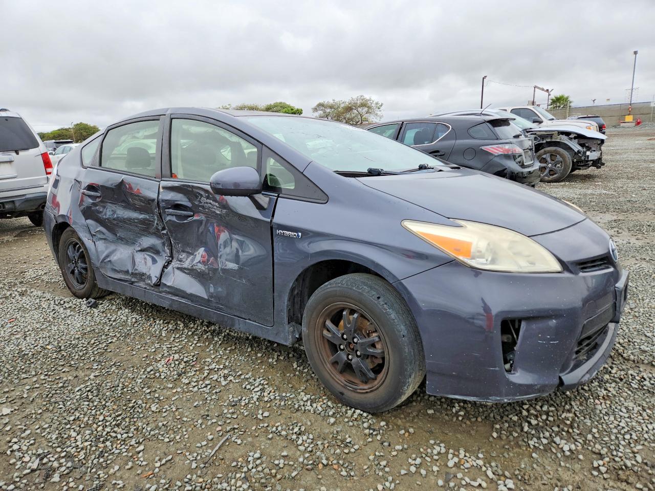 2013 Toyota Prius Blue vin: JTDKN3DU2D5633018
