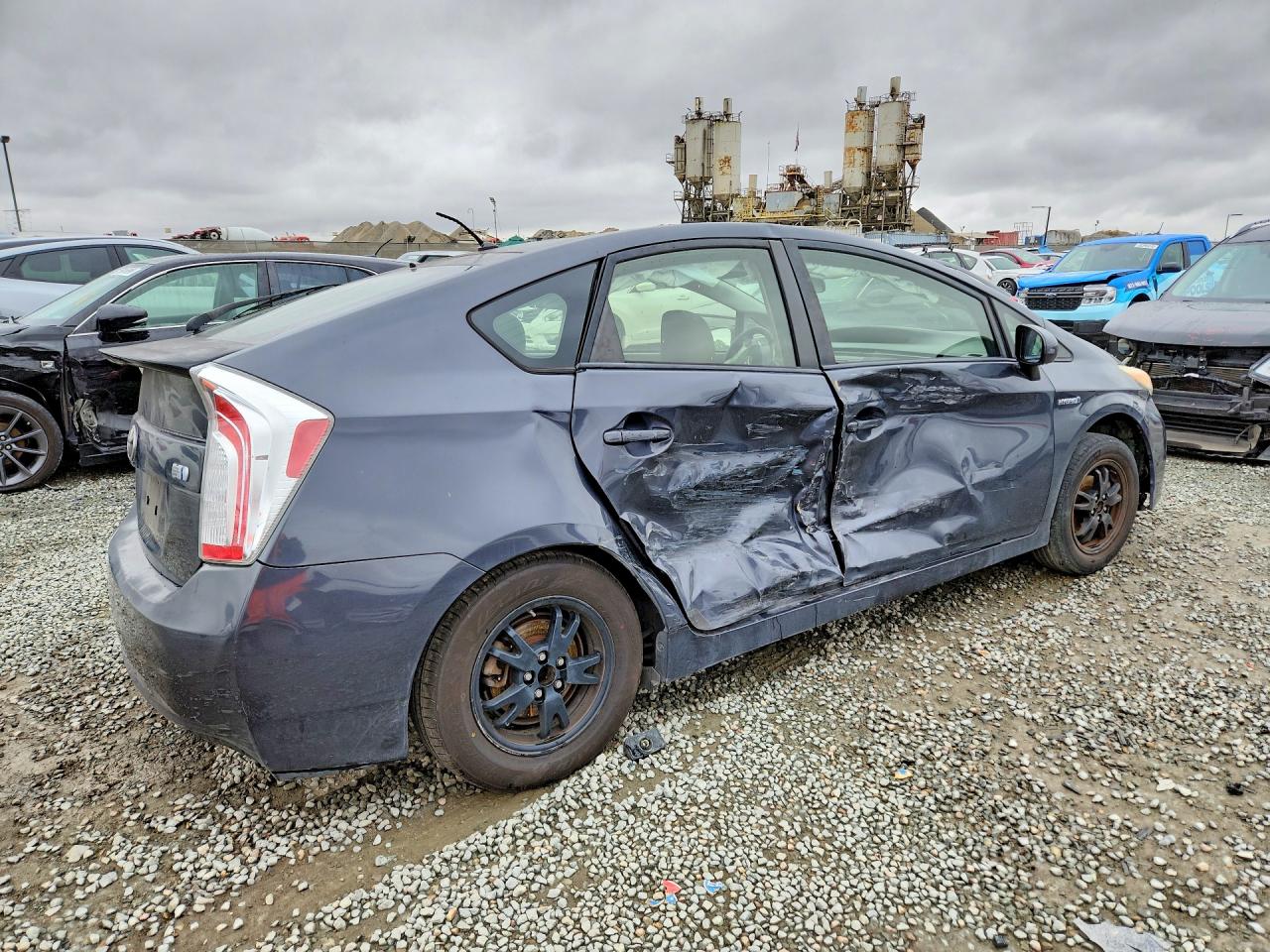 2013 Toyota Prius Blue vin: JTDKN3DU2D5633018
