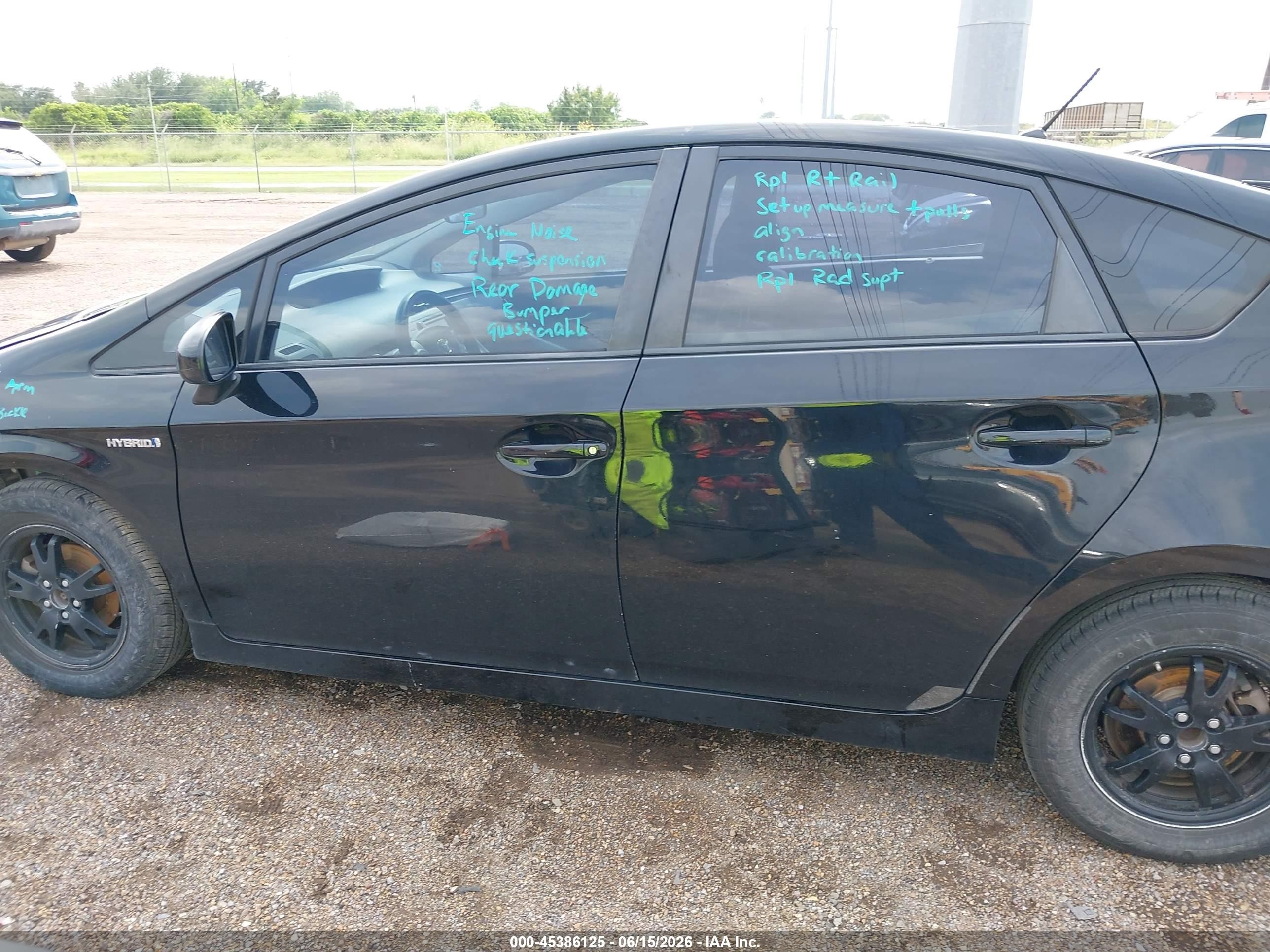 2014 Toyota Prius Two Черный vin: JTDKN3DU2E0357907