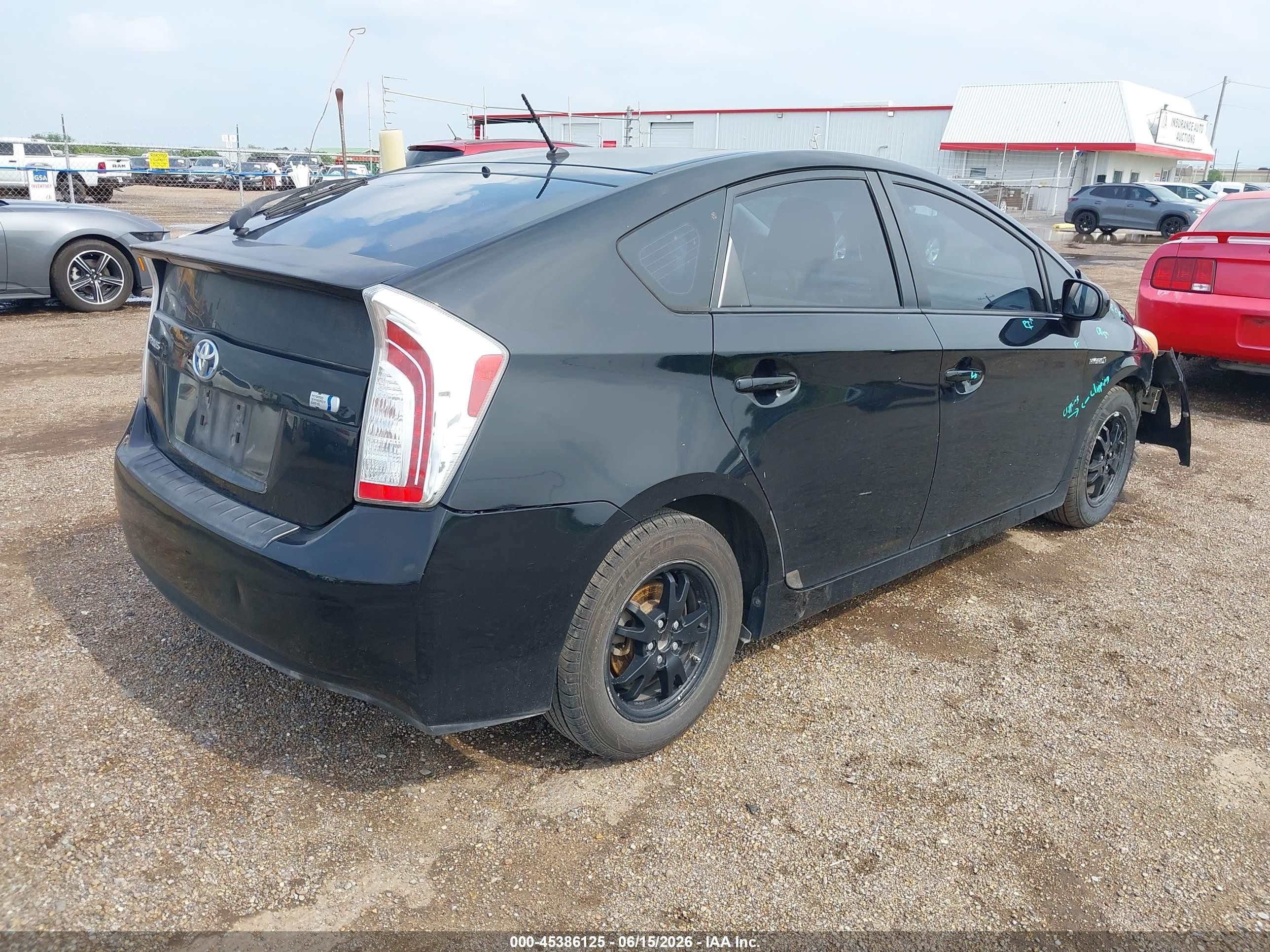 2014 Toyota Prius Two Черный vin: JTDKN3DU2E0357907