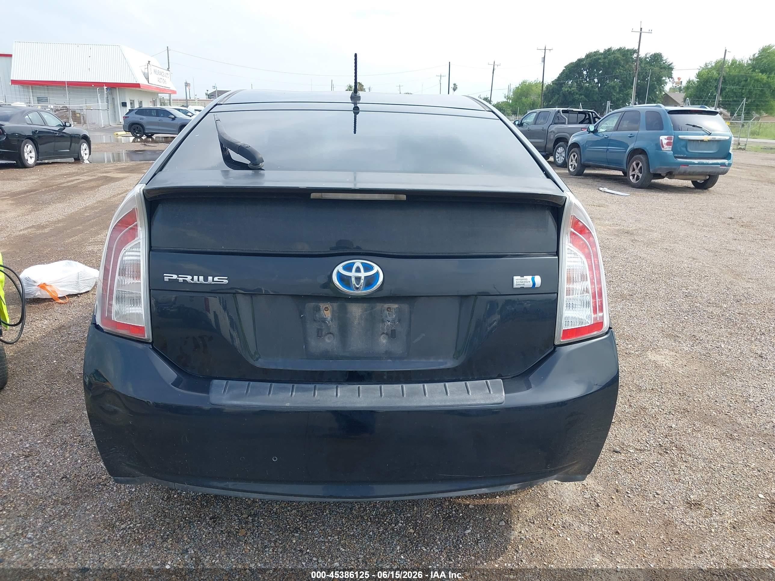 2014 Toyota Prius Two Черный vin: JTDKN3DU2E0357907
