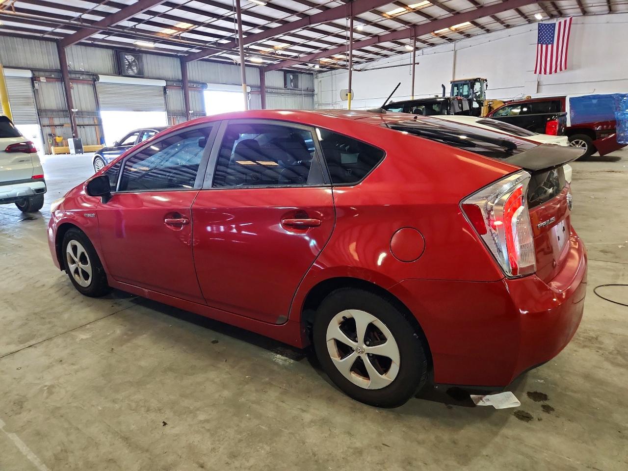 2014 Toyota Prius Four Red vin: JTDKN3DU2E0374898