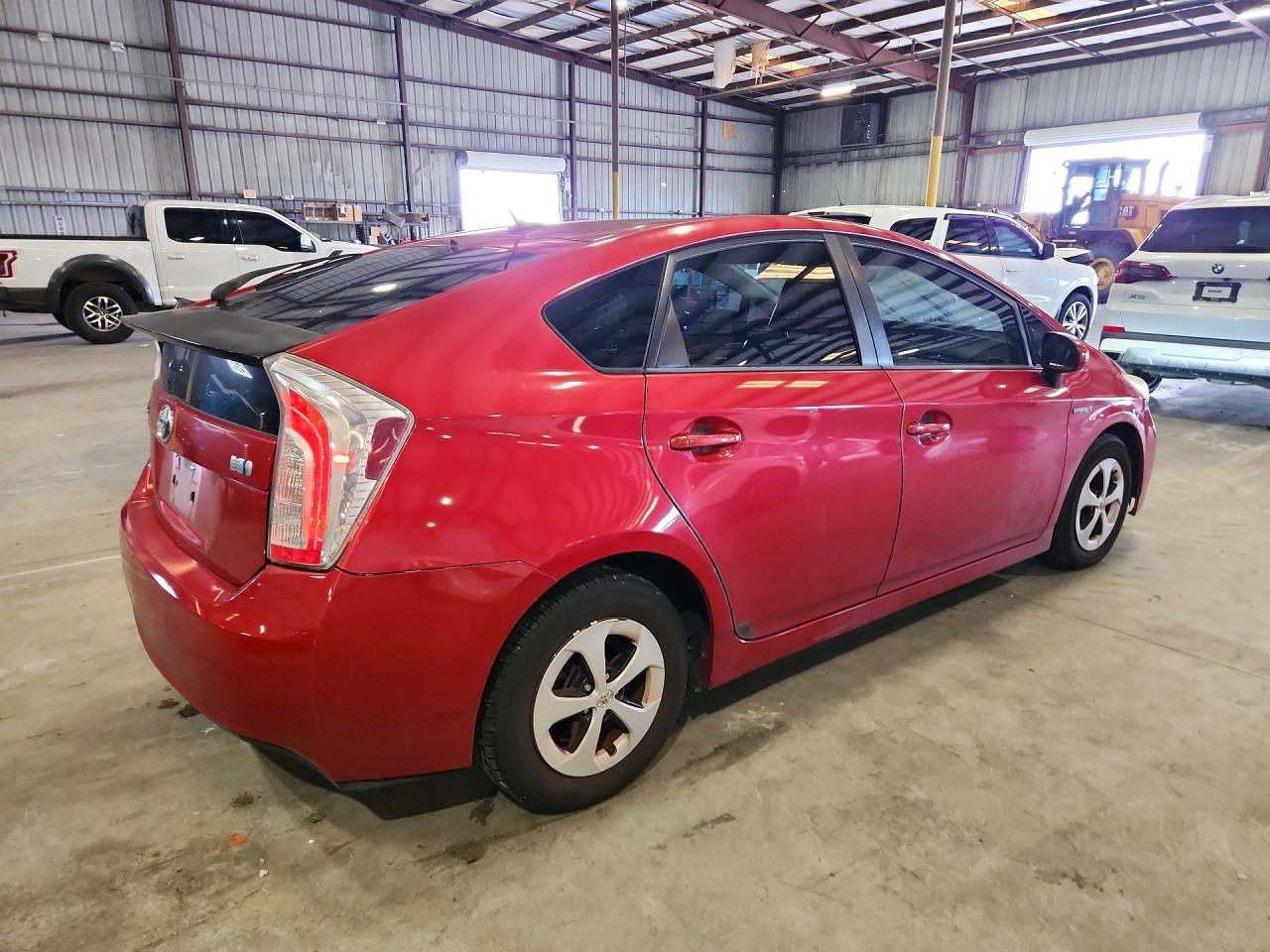 2014 Toyota Prius Four Red vin: JTDKN3DU2E0374898