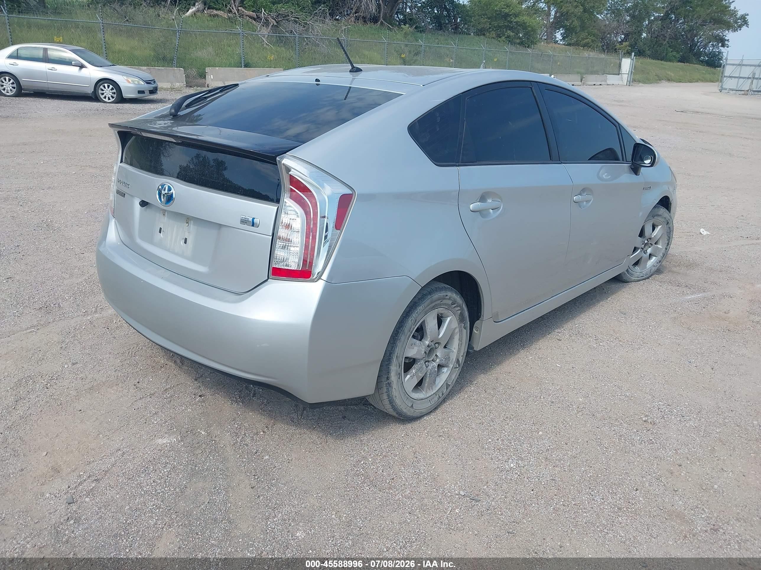 2014 Toyota Prius Two Silver vin: JTDKN3DU2E0376277
